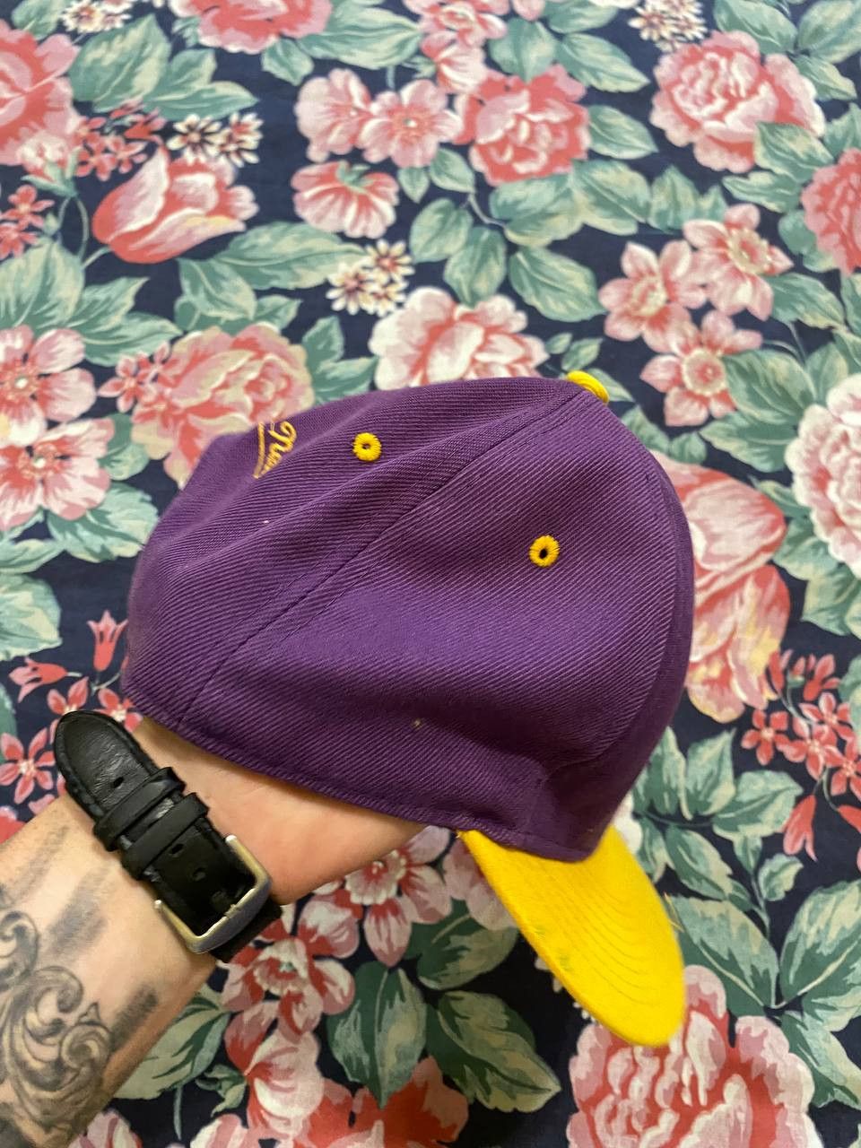 Mitchell & Ness Hats Vintage Mitchell & Ness big logo Lakers Cap Y2K Size ONE SIZE - 9 Thumbnail