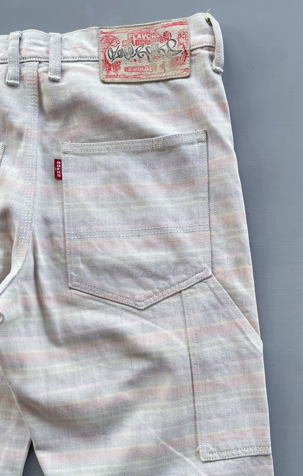 Rainbow OZONE ROCKS MULTICOLOR CARPENTER JEANS Size US 34 / EU 50 - 9 Thumbnail