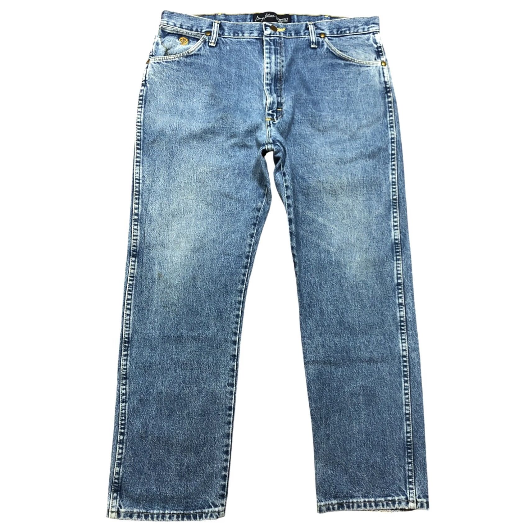 Wrangler VINTAGE Wrangler George Strait Jeans Mens 38x30 Blue Cowboy Cut Denim 90s Size US 38 / EU 54 - 2 Thumbnail