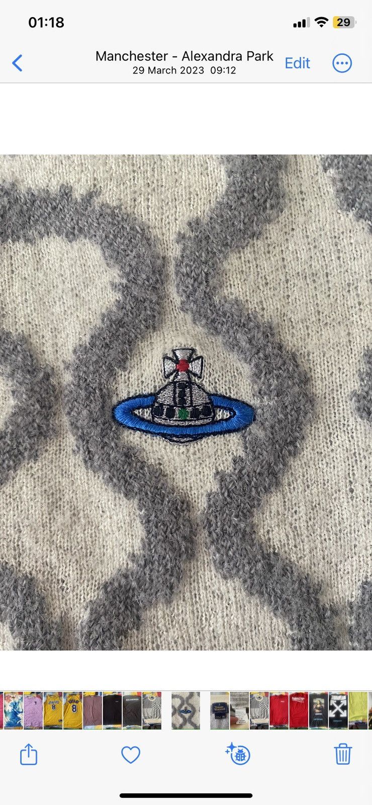 Vivienne Westwood Vintage Vivienne Westwood jumper Size US XL / EU 56 / 4 - 4 Thumbnail