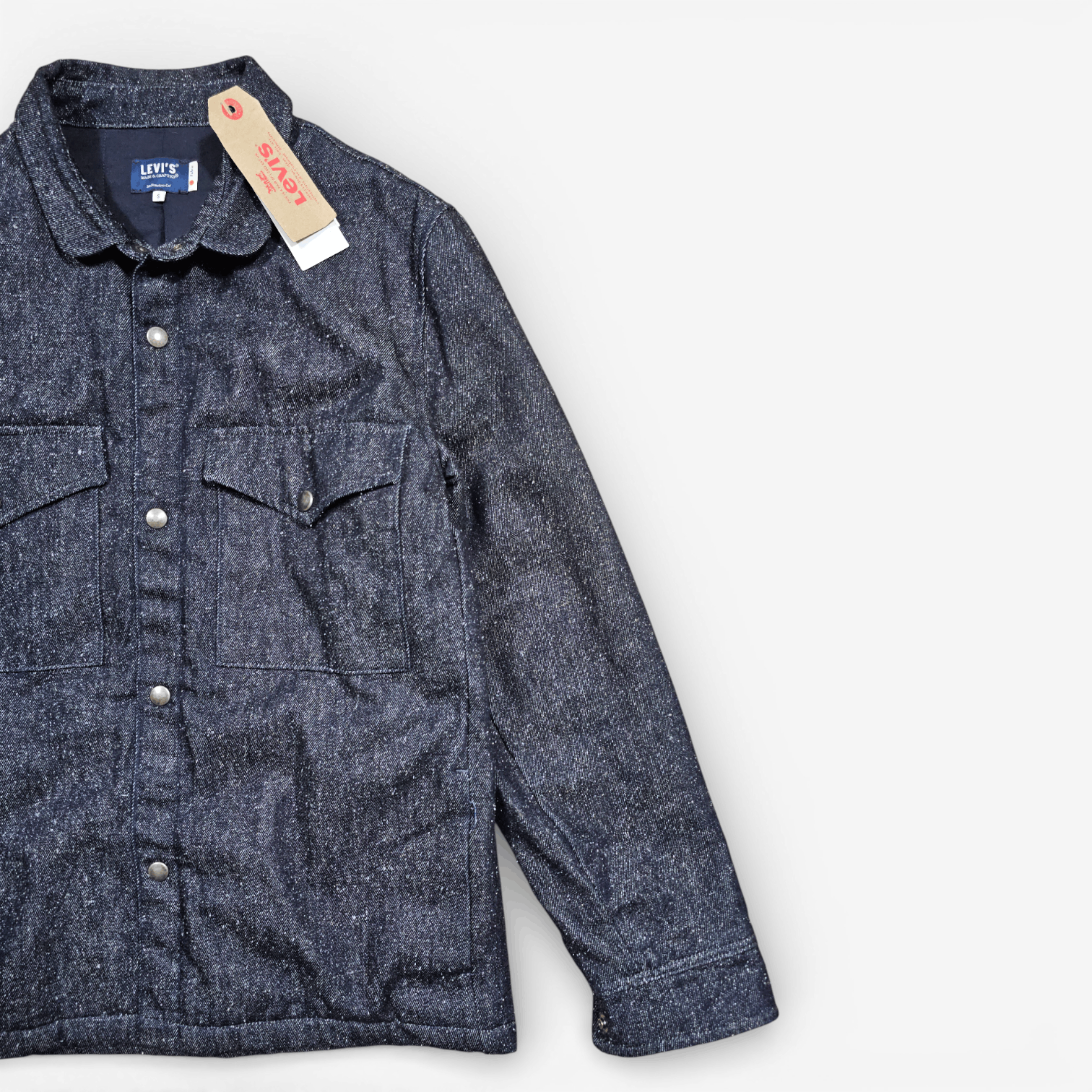 Levi's Made & Crafted Levi's Made & Crafted Shirt Jacket Neppy Japanese Fabrics S Size US S / EU 44-46 / 1 - 3 Thumbnail
