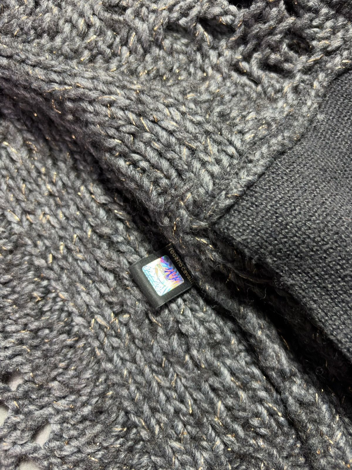 Just Cavalli 00s Just Cavalli Wool Heavy Metallic Fades Cardigan Knit 42 Size M / US 6-8 / IT 42-44 - 16 Thumbnail