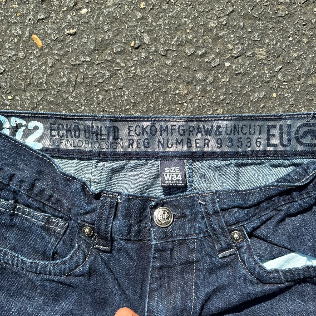 Ecko Unltd. × Japanese Brand × Marc Ecko Ecko denim jorts Size US 34 / EU 50 - 3 Thumbnail