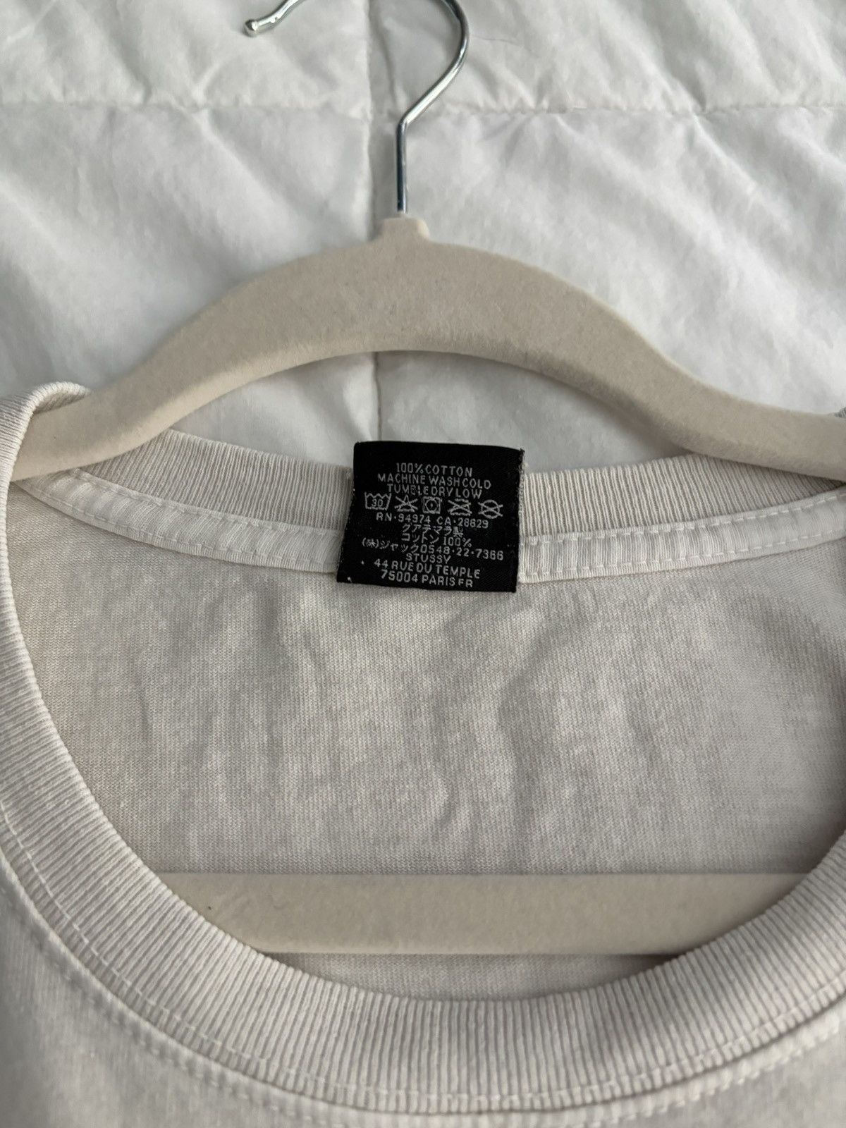 Stussy Stussy Basic Stussy LS Tee Beige X Large Size US XL / EU 56 / 4 - 3 Thumbnail
