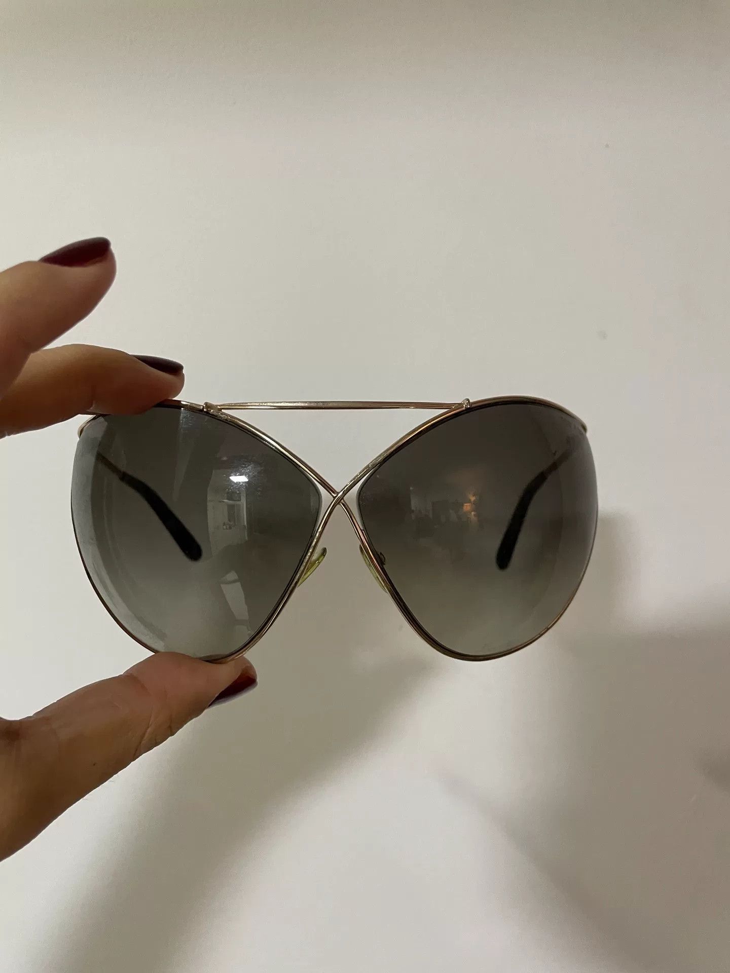 Tom Ford Tom Ford Insect Design Large Frame Sunglasses Size ONE SIZE - 1 Thumbnail