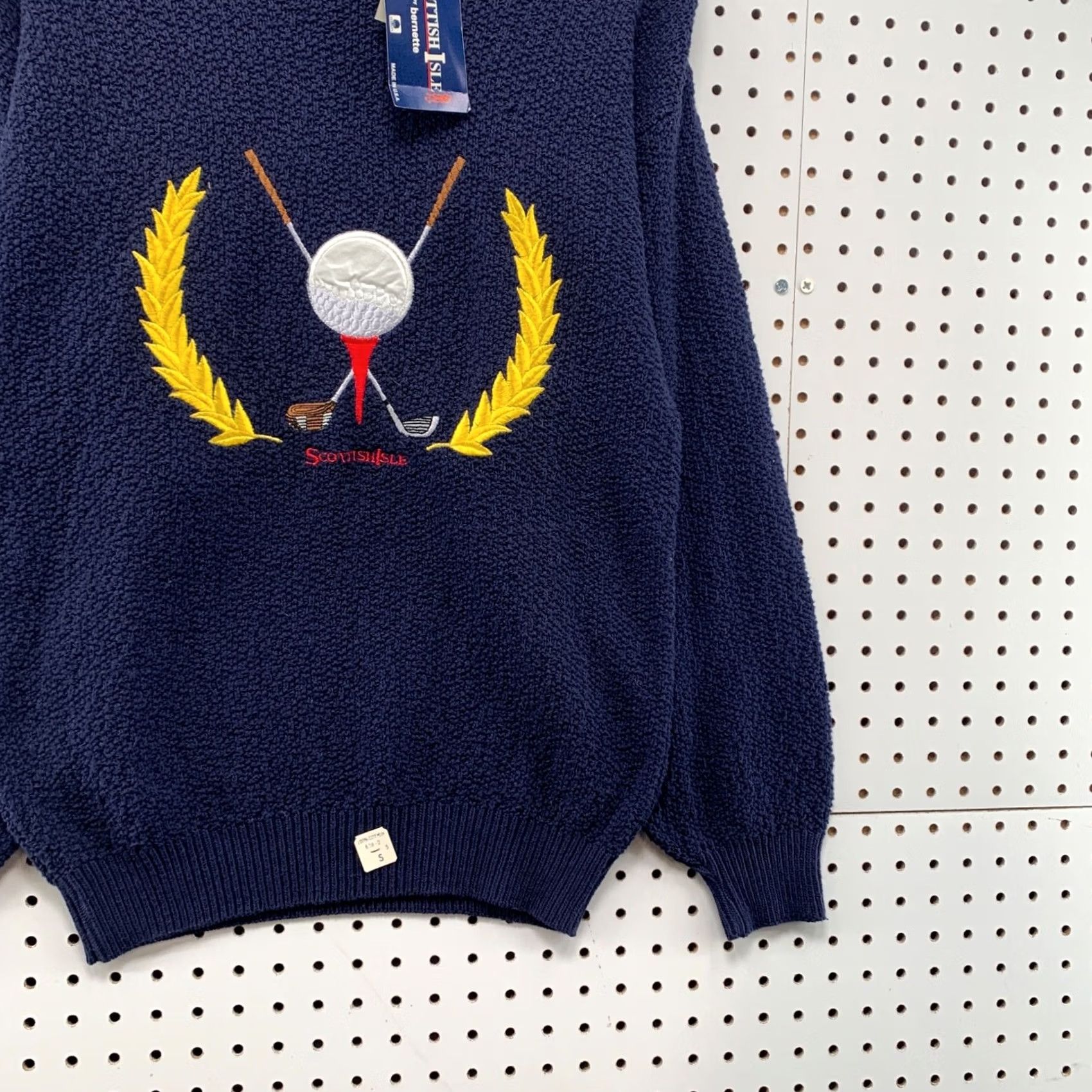 Vintage VINTAGE Bernette Golf Knit Sweater Shirt Mens Small Blue USA19x27 Size US S / EU 44-46 / 1 - 5 Thumbnail