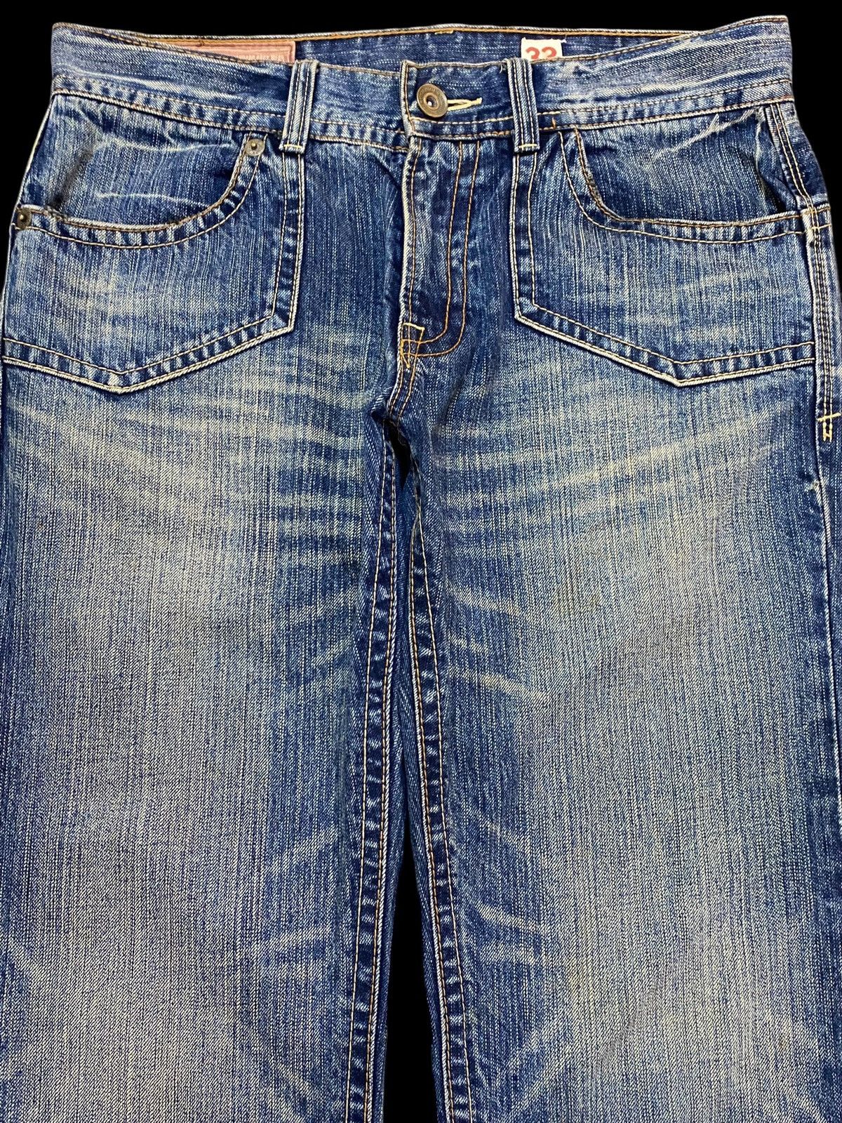 Japanese Brand Vintage Japanese Brand Rush Hour Mud Wash Baggy Jeans Size US 34 / EU 50 - 3 Thumbnail