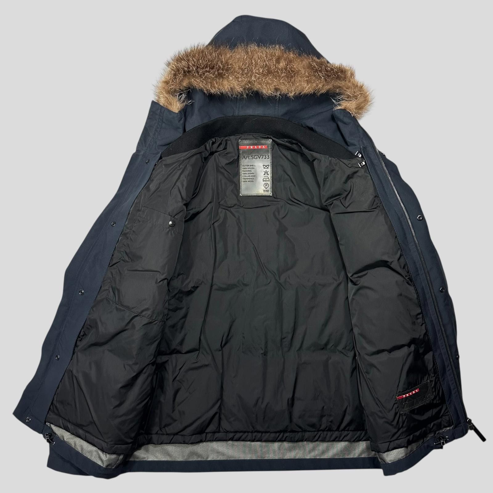 Prada Prada Sport 2006 3 in 1 Racoon Fur Goretex Jacket + Puffer M Size US M / EU 48-50 / 2 - 3 Thumbnail