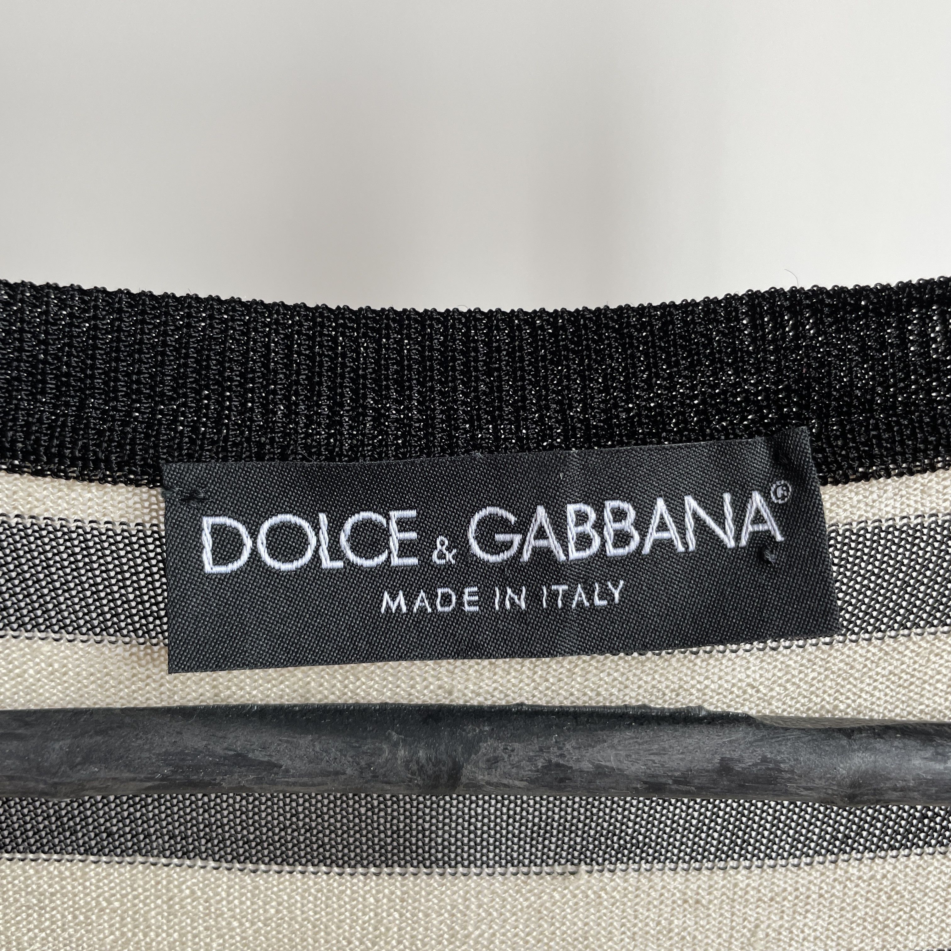 Dolce & Gabbana Dolce & Gabbana Womens Striped Cardigan Size IT 44 Size M / US 6-8 / IT 42-44 - 6 Thumbnail