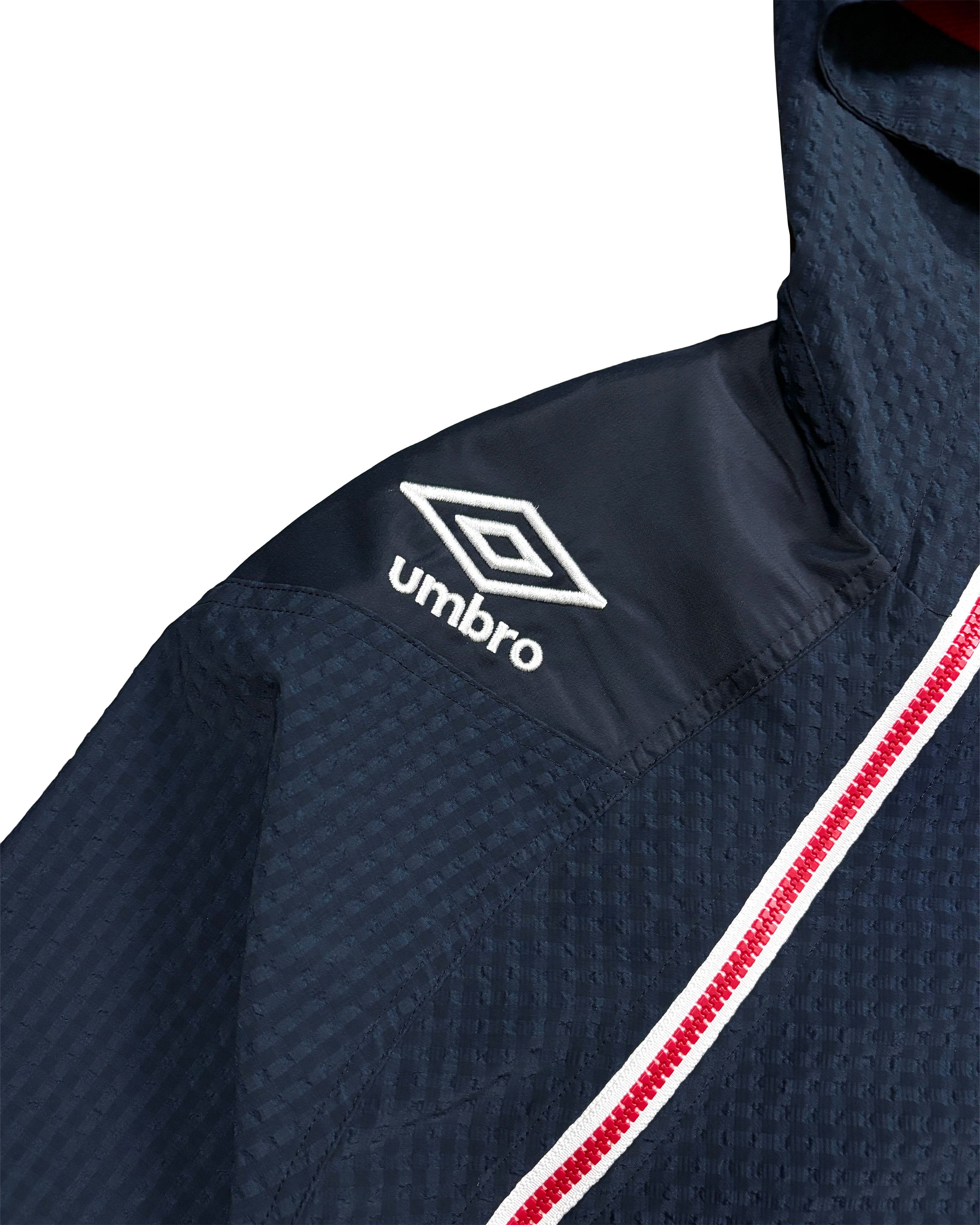 Slam Jam × Umbro Umbro Gingham Check Plaid Triple Zip Hooded Jacket Vintage Size US L / EU 52-54 / 3 - 4 Thumbnail