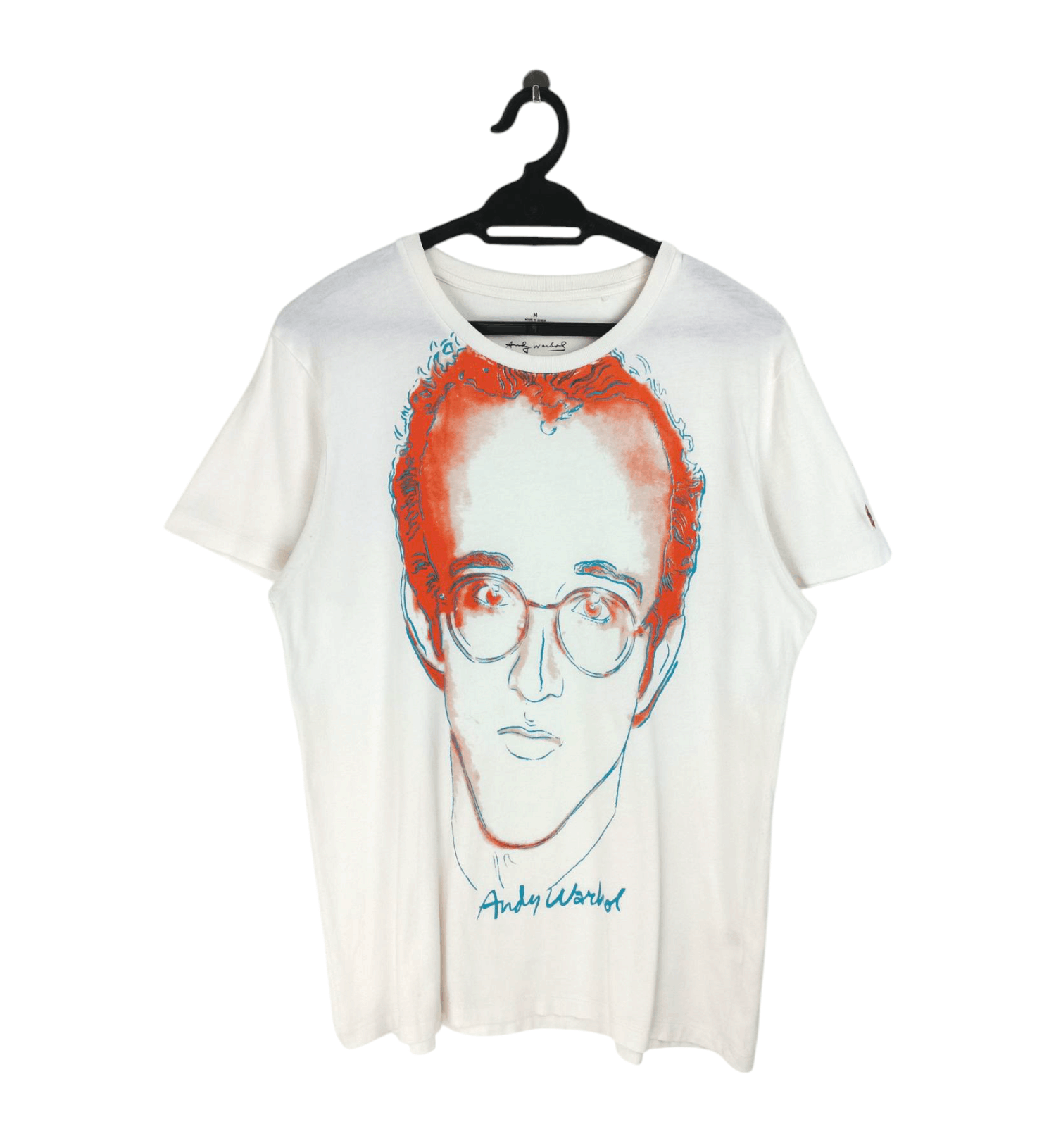VINTAGE KEITH HARING X ANDY WARHOL ART TEE BASQUIAT GOGH