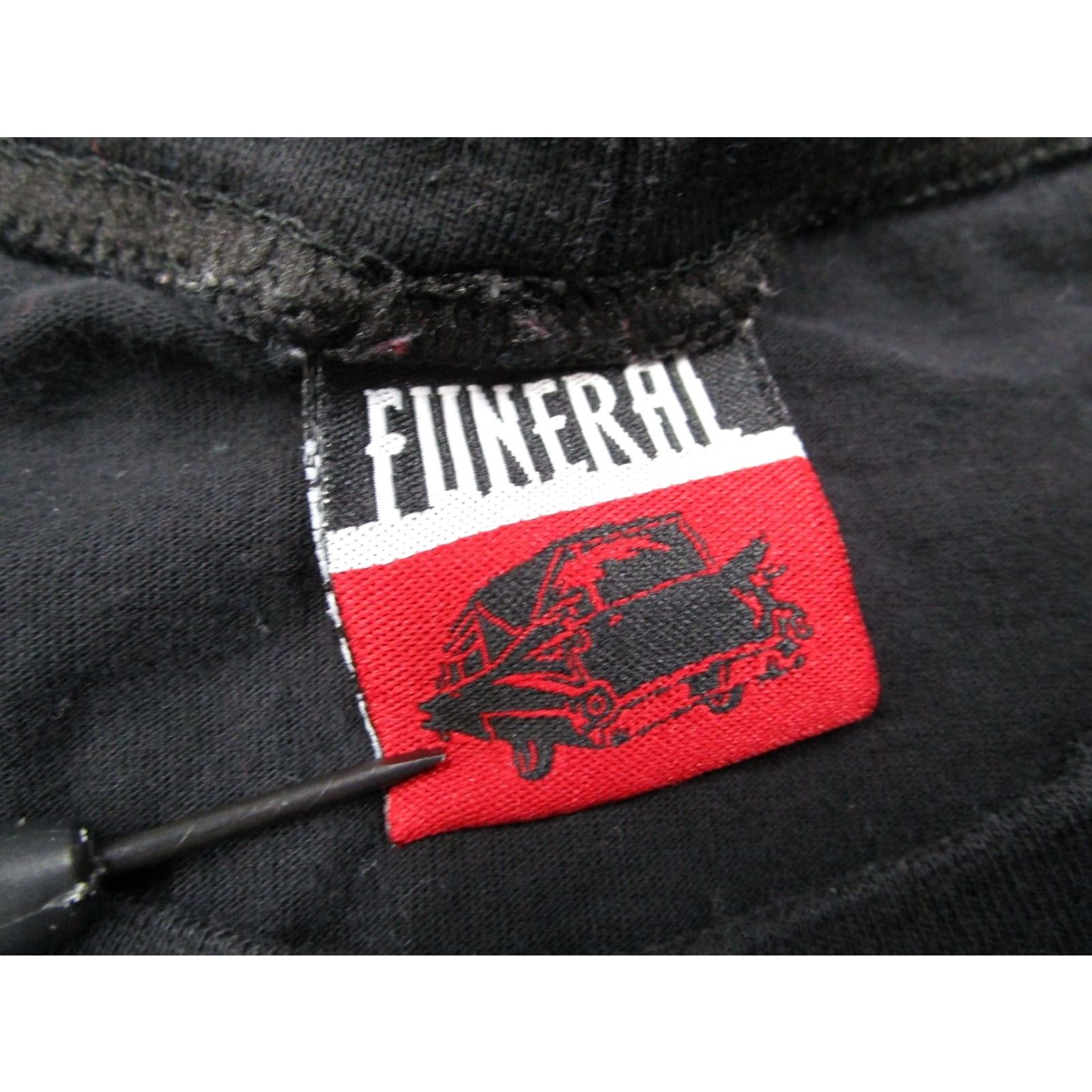 Vintage VINTAGE Funeral Shirt Mens M Black Double-Sided AMERICAN NIGHTMARE 2003 Band Tee, 100% Cotton, Short Sleeve, Crew Neck Size US M / EU 48-50 / 2 - 3 Thumbnail
