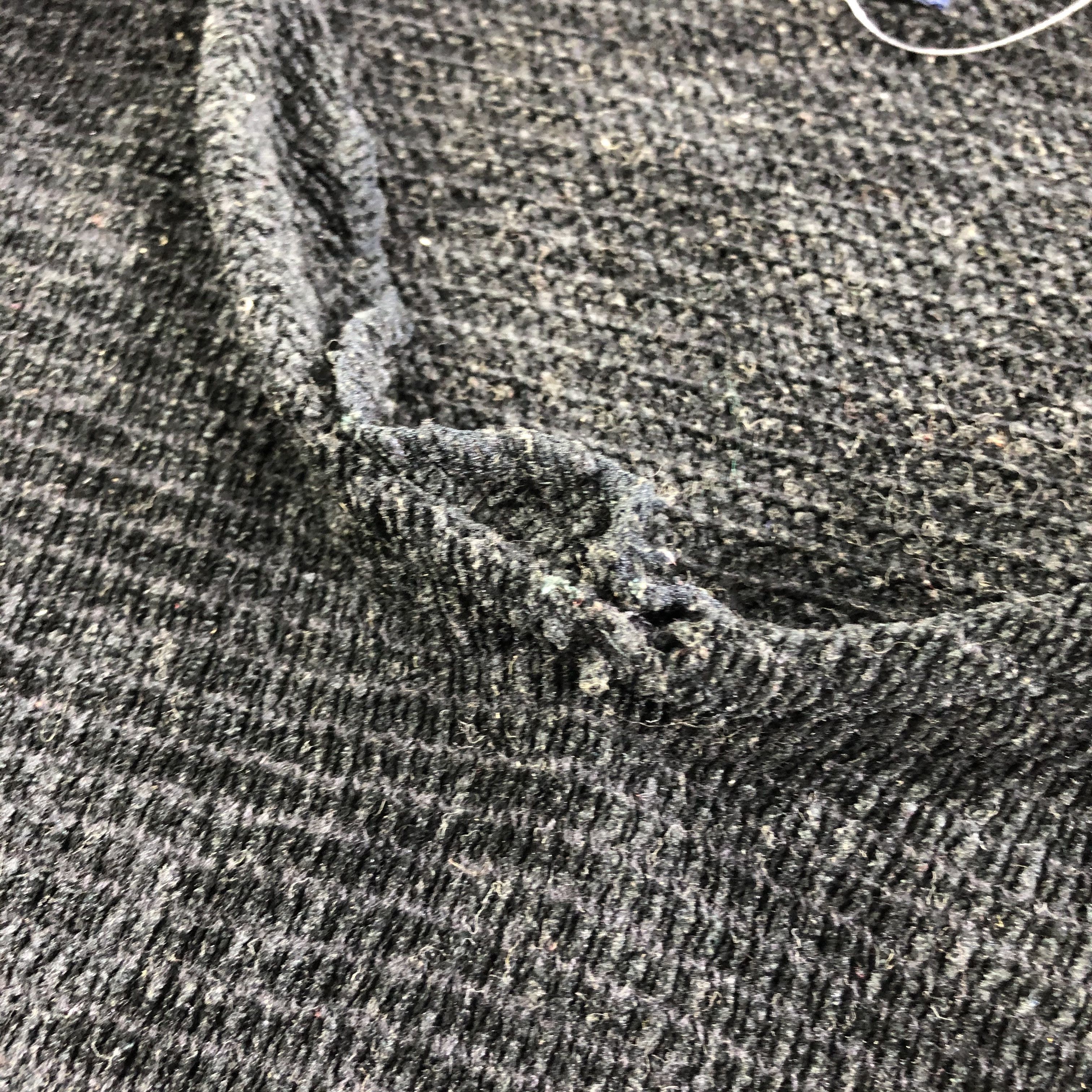 Beams Plus Faded Black Knit Beams Mesh Sweatshirt F318 Size US M / EU 48-50 / 2 - 6 Thumbnail