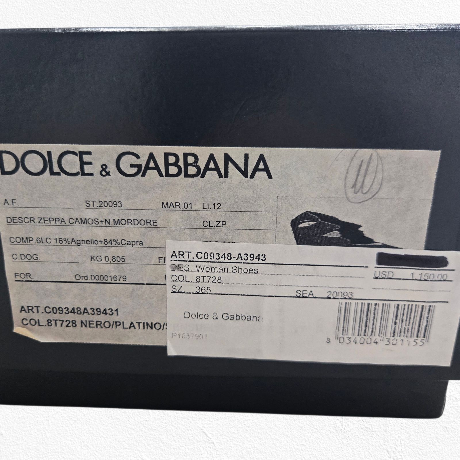 Dolce & Gabbana Dolce & Gabbana Face Wedge Platform Suede Heels EU 36.5 Size US 6.5 / IT 36.5 - 22 Thumbnail