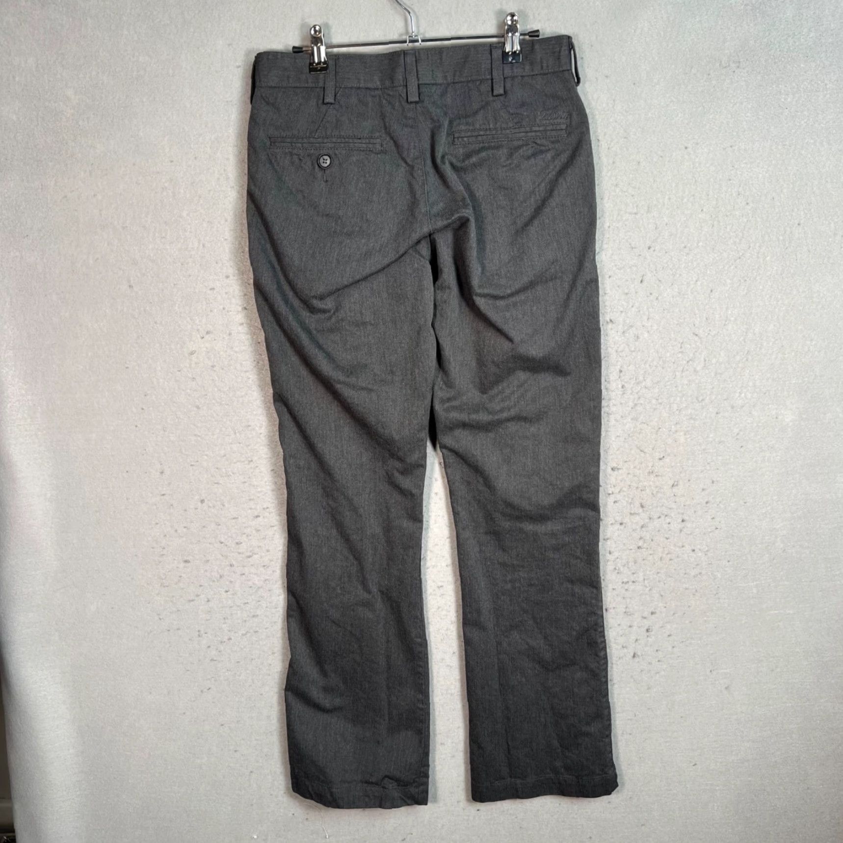 Edwin Edwin Men's Chino Pants Size 29 Gray Straight Leg Cotton Trousers Size US 29 - 2 Thumbnail