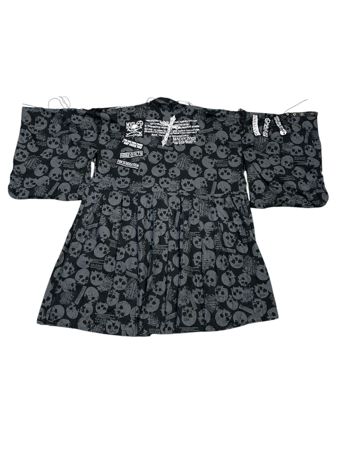 Seditionaries Mad Punks Skull Print Yukata Kimono Size US L / EU 52-54 / 3 - 4 Thumbnail