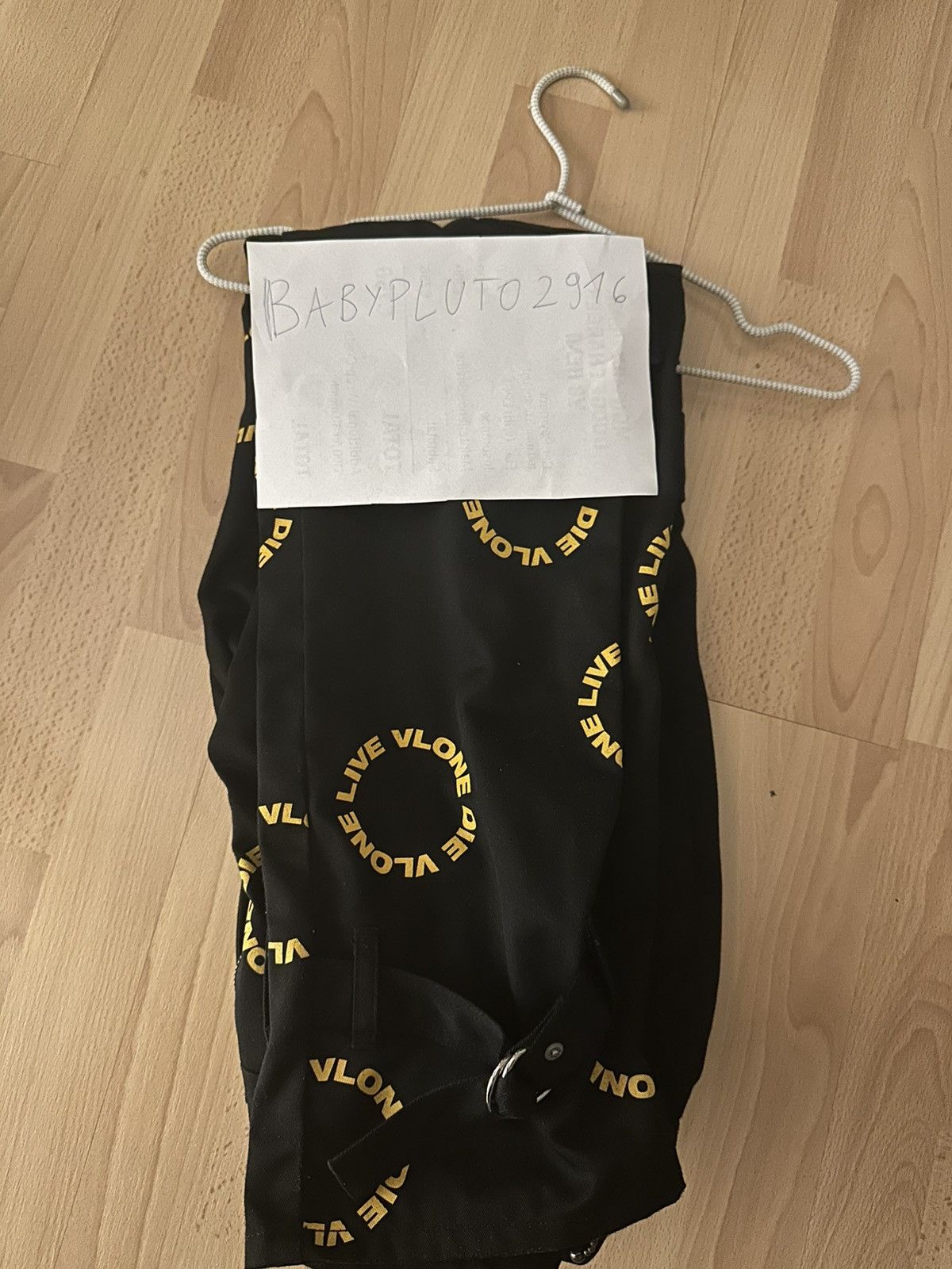 Vlone Circle Logo Vlone Yellow Bondage Pants | Grailed