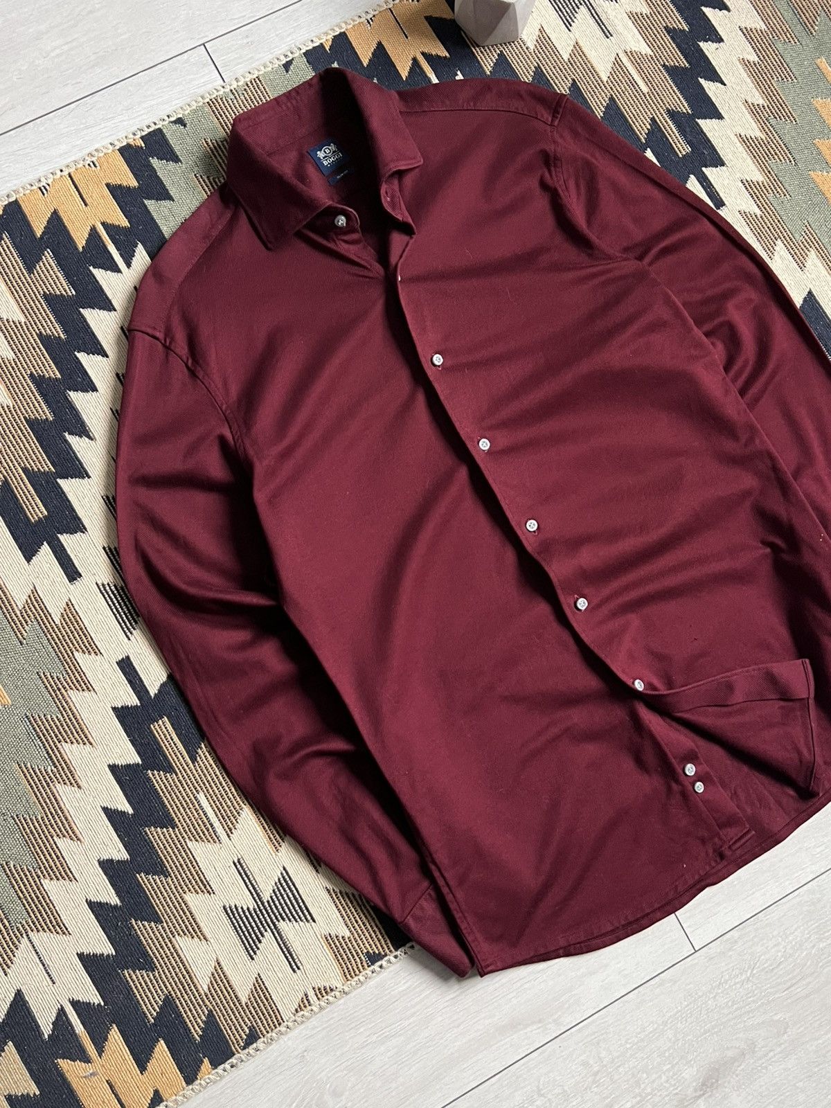 Boggi Boggi Milano Button Up Luxury Shirt Size US L / EU 52-54 / 3 - 2 Thumbnail