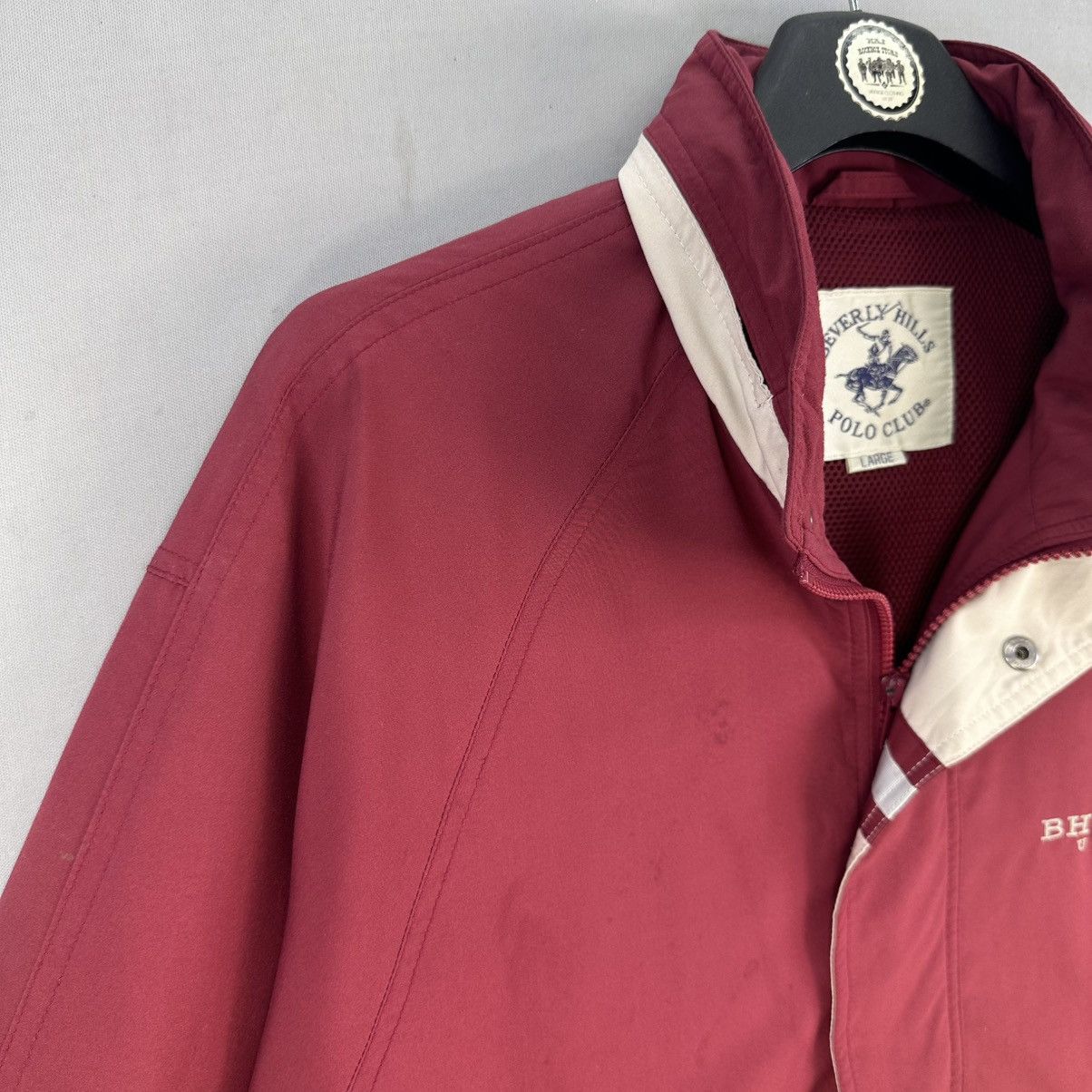 Beverly Hills Polo Club Vintage 90's Beverly Hills Polo Club Zipper Jacket Size US L / EU 52-54 / 3 - 2 Thumbnail