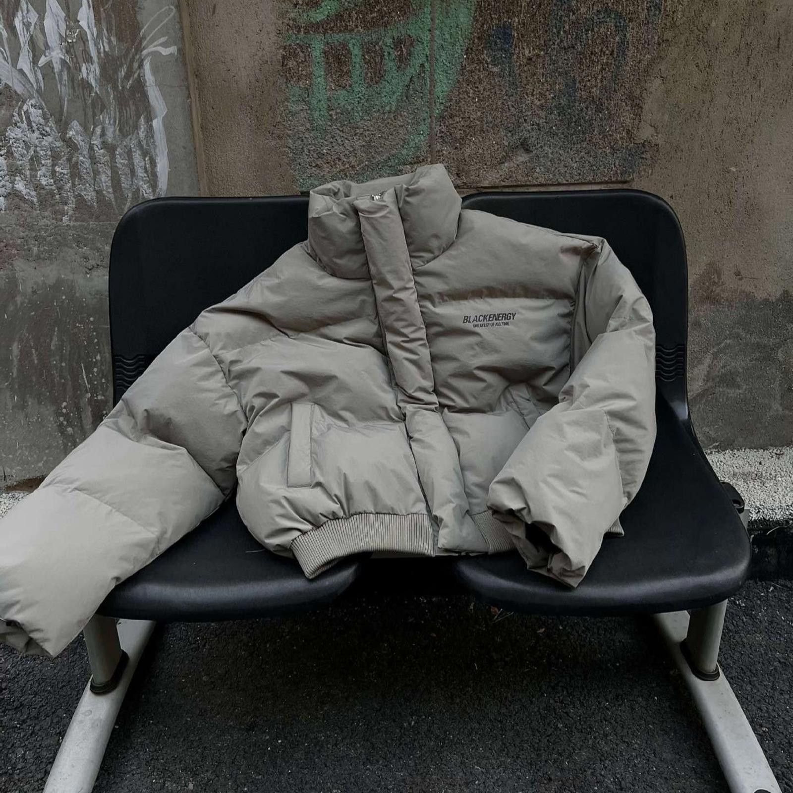 Japanese Brand Cropped Puffer Jackets, Oversized Fit Size US M / EU 48-50 / 2 - 1 Thumbnail
