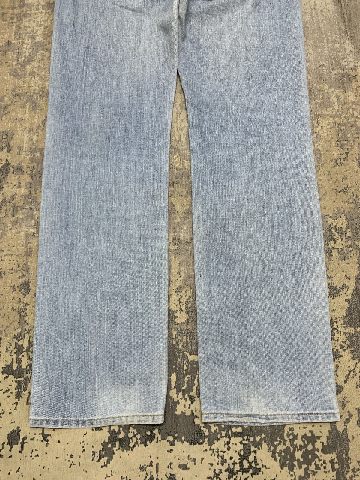 Japanese Brand Edwin Straight Leg Blue Wash Jeans Streetwear W35 Size US 35 - 9 Thumbnail
