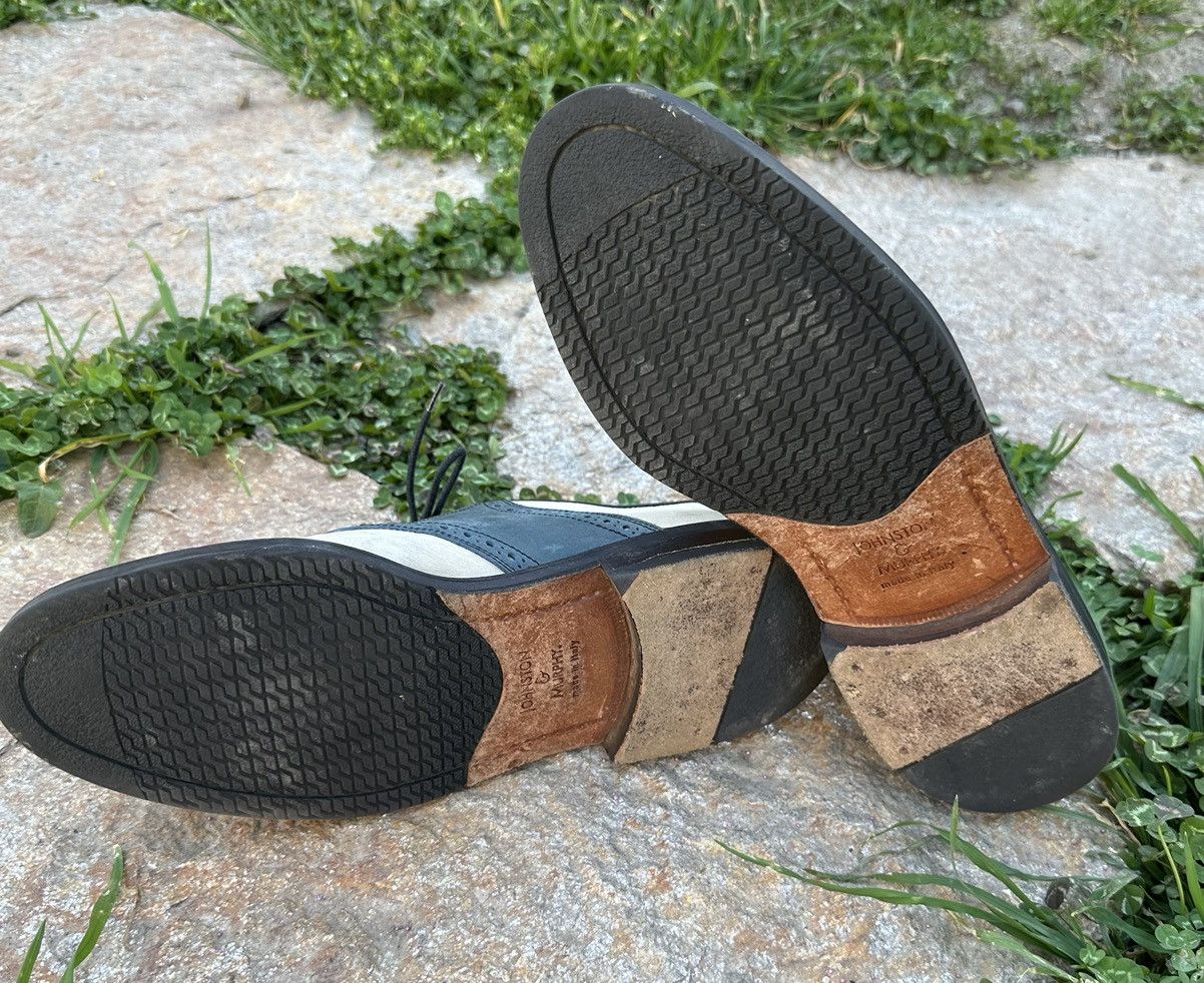 Johnston & Murphy Vintage blue & tan suede saddle shoe! 8.5 Size US 8.5 / EU 41-42 - 5 Thumbnail