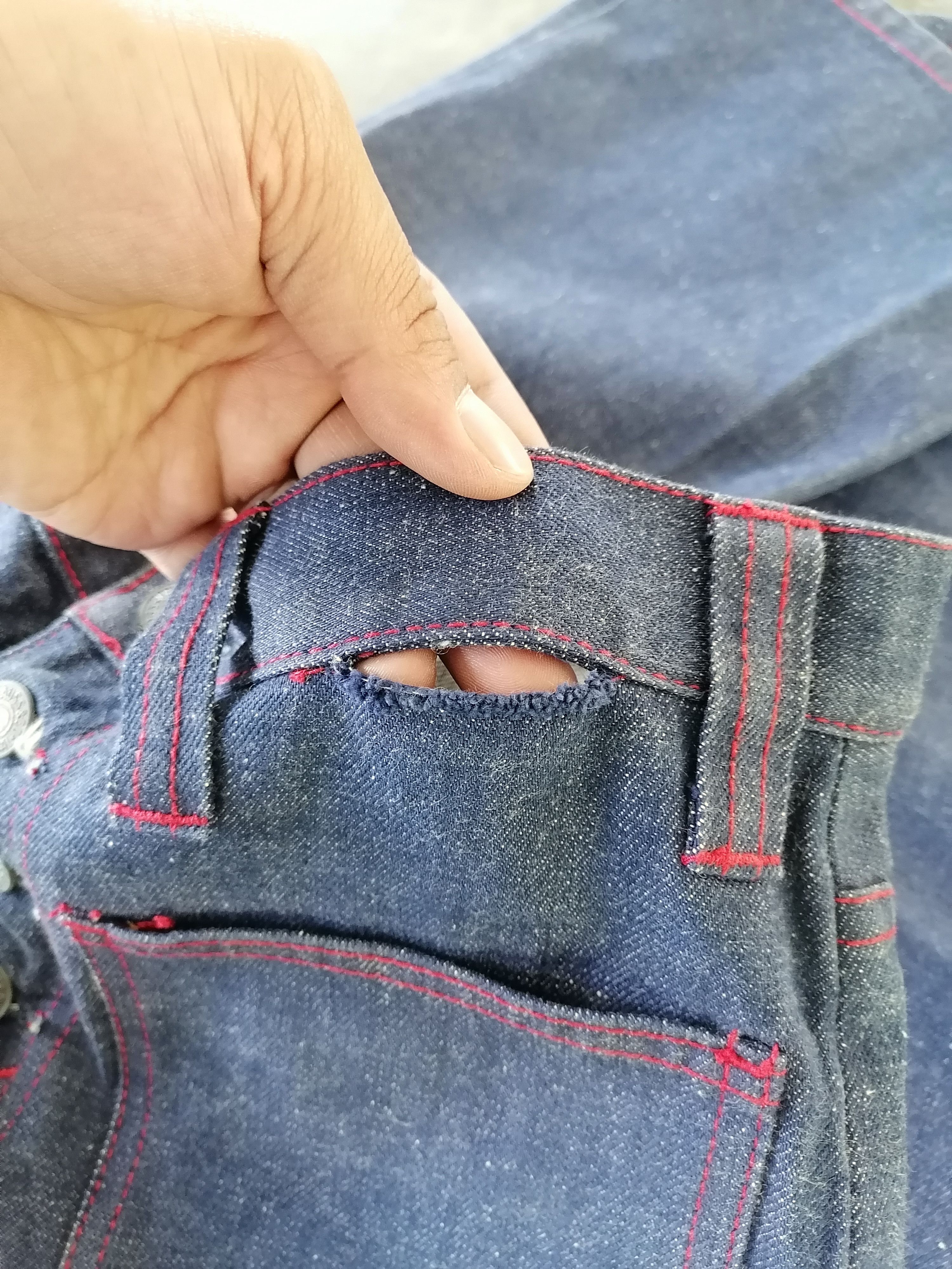 Levi's Vintage Clothing Vintage 60/70s Levi's 510 Denim Flare Bushpants Size US 29 - 9 Thumbnail