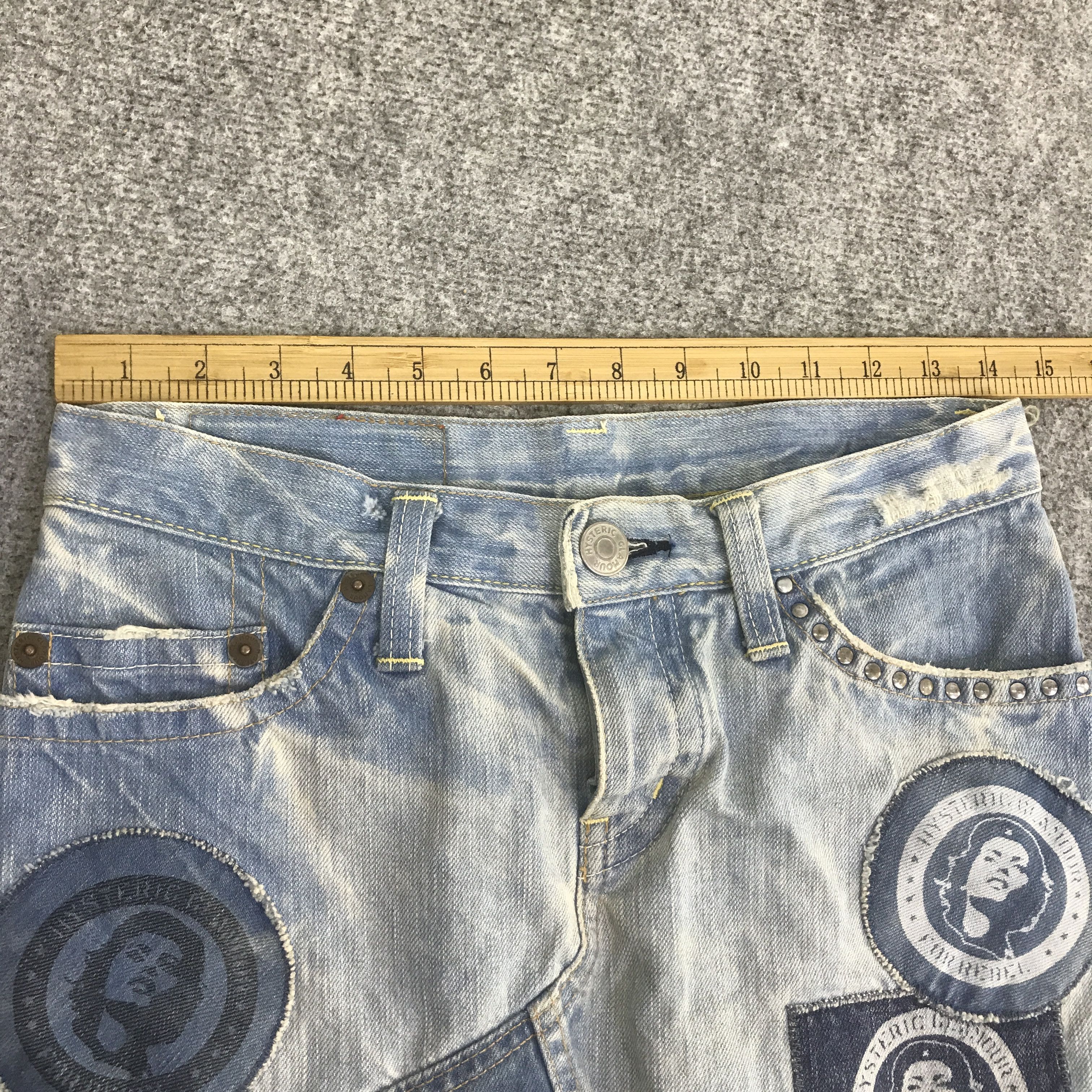 Hysteric Glamour HYSTERIC GLAMOUR DENIM JEANS MINI SKIRT K133B18 Size 28" / US 6 / IT 42 - 5 Thumbnail