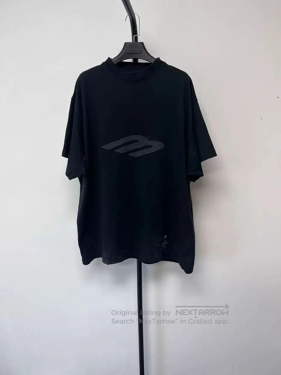 Balenciaga Balenciaga Faded Logo Print Short Sleeve T-shirt. Size US XS / EU 42 / 0 - 1 Thumbnail