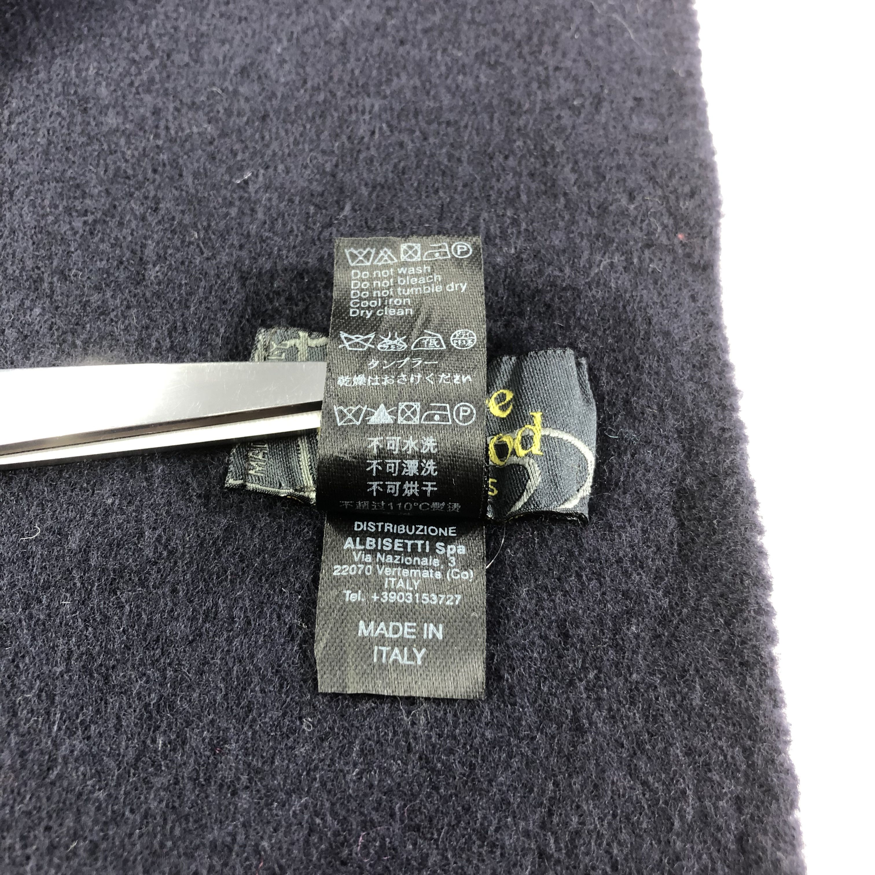 Vivienne Westwood Vivienne Westwood Plain Wool Scarf Muffler V1671 Size ONE SIZE - 5 Thumbnail