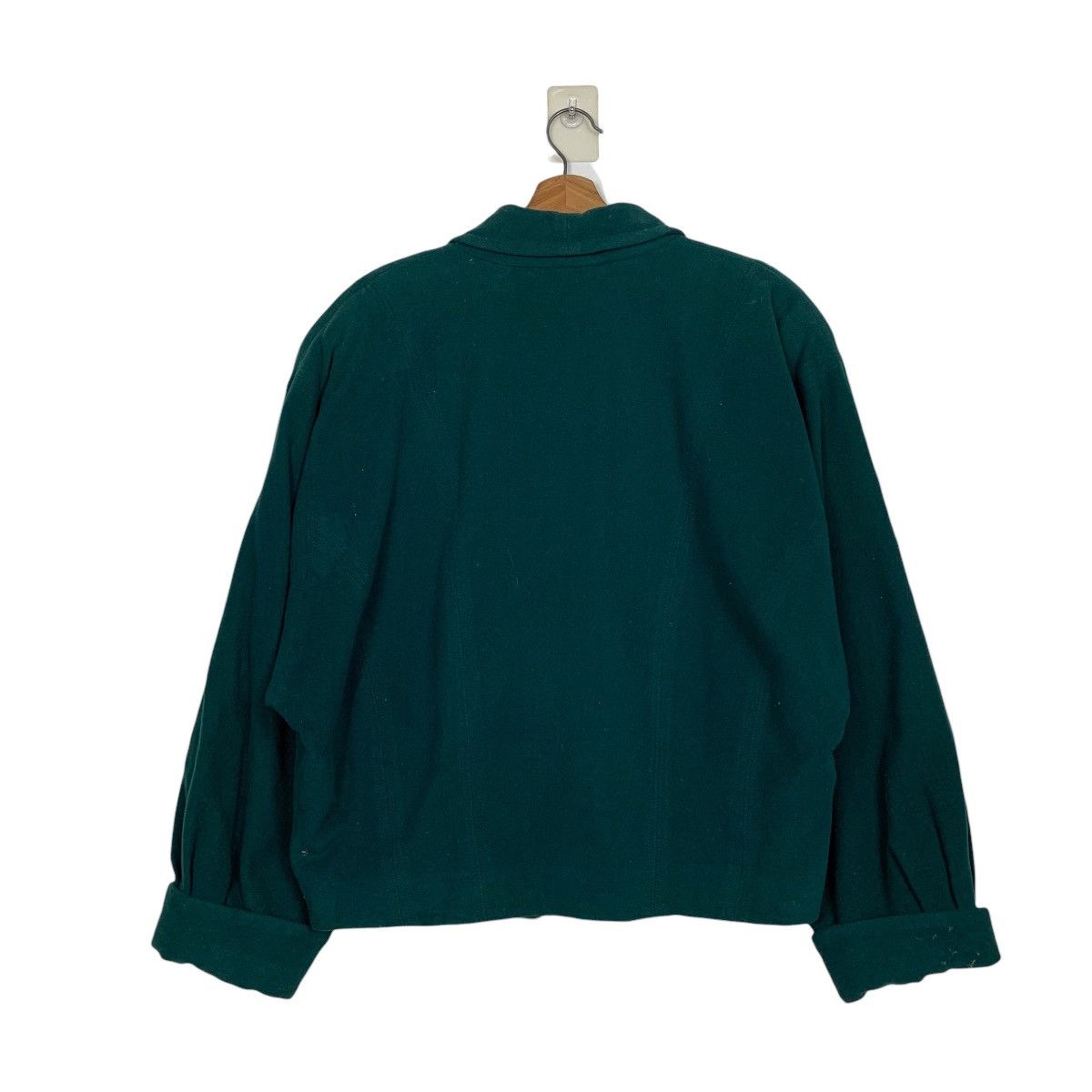 Lancel Lancel Green Wool Jacket Size M / US 6-8 / IT 42-44 - 7 Thumbnail