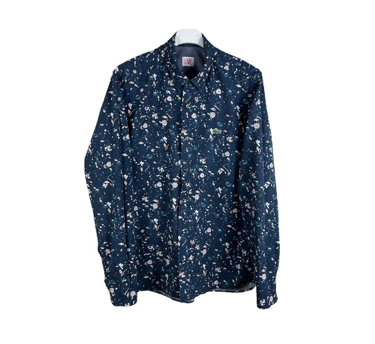Designer × Lacoste Lacoste live l!ve full print floral designer shirt 39 logo Size US S / EU 44-46 / 1 - 1 Thumbnail