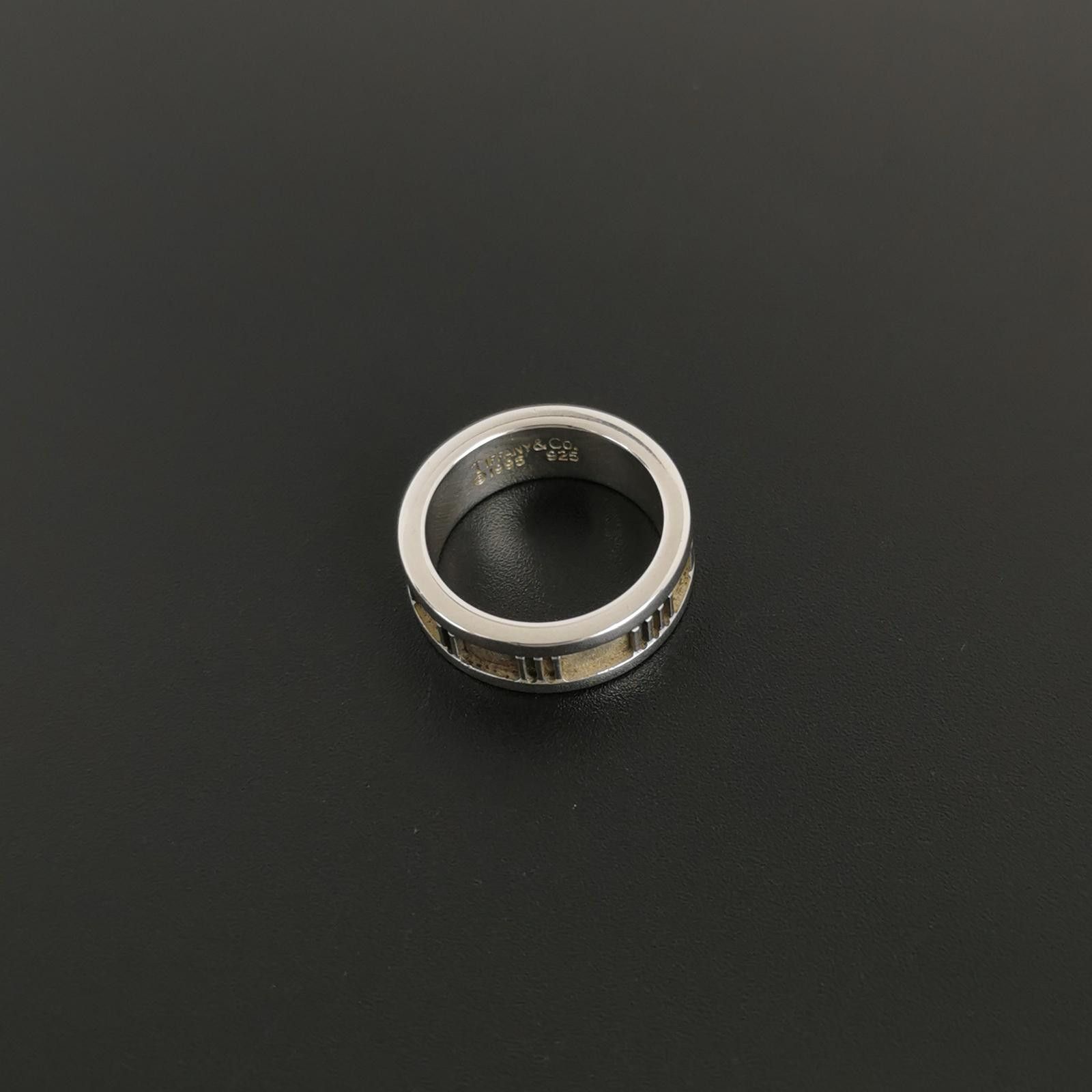 Tiffany & Co. Tiffany & Co. Atlas S925 Roman Numeral Ring Size 10 -z2505 Size ONE SIZE - 7 Thumbnail