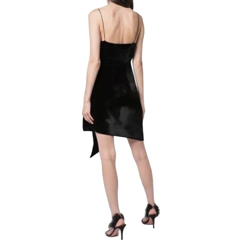 Cinq a Sept Cinq à Sept Kiki Velvet Mini Dress Size 4 NWT Size S / US 4 / IT 40 - 3 Thumbnail