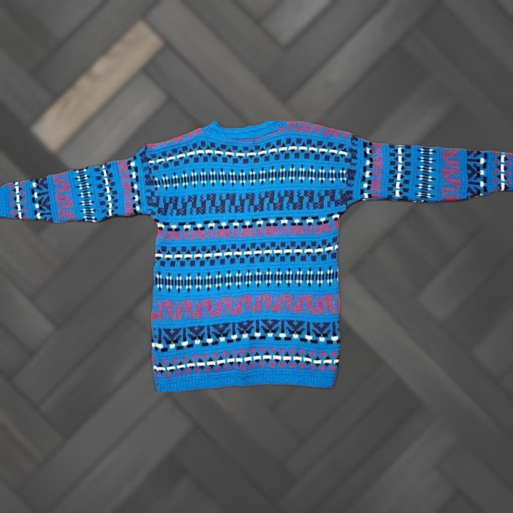 Cherry LA VINTAGE Cheryl Sweater Women L Large Retro Southwestern Aztec Pattern USA MADE Size L / US 10 / IT 46 - 1 Thumbnail