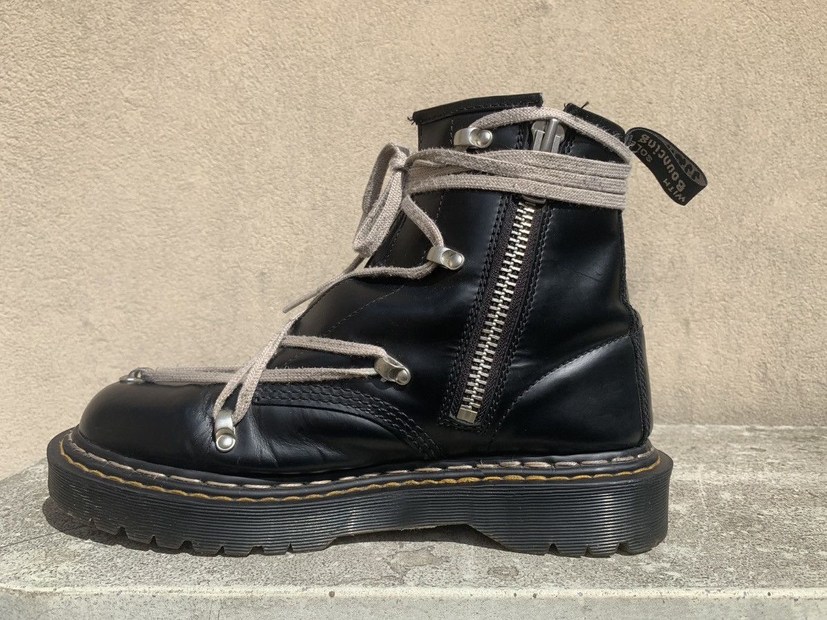 Dr. Martens × Rick Owens Dr. Martens x Rick Owens 1460 BEX Leather Boots – Black Size US 8.5 / EU 41-42 - 9 Thumbnail