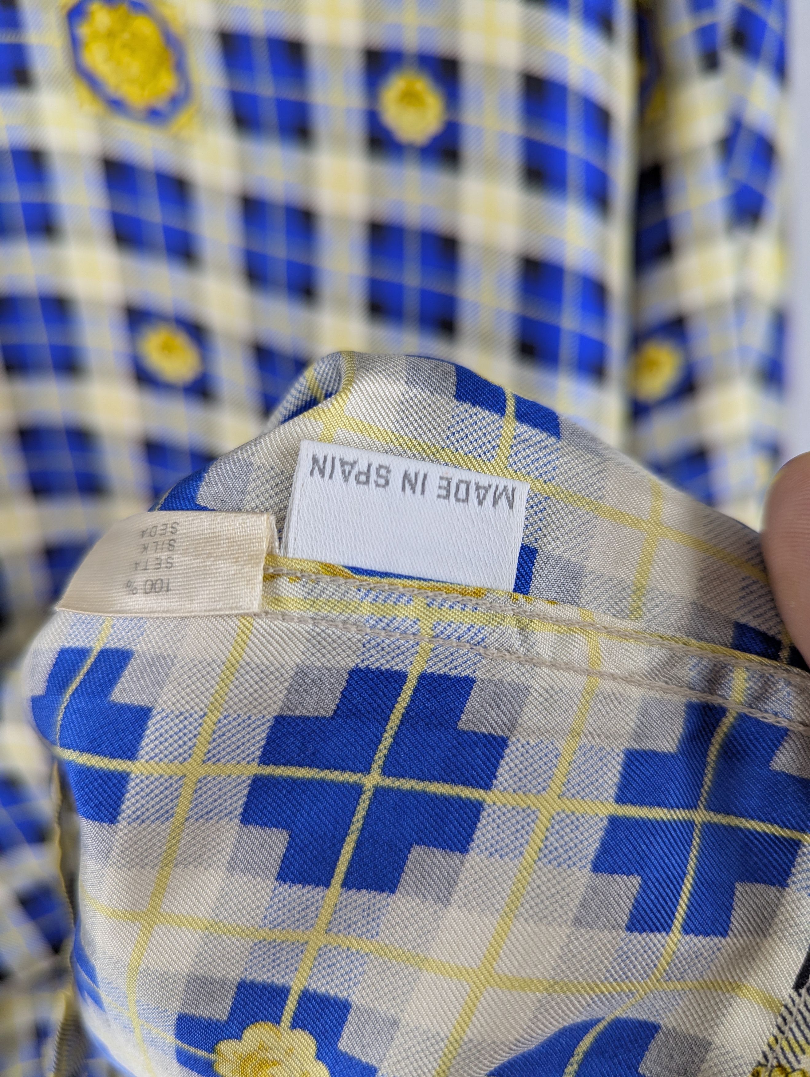 Versace Versace Classic V2 Silk Shirt Size US L / EU 52-54 / 3 - 8 Thumbnail