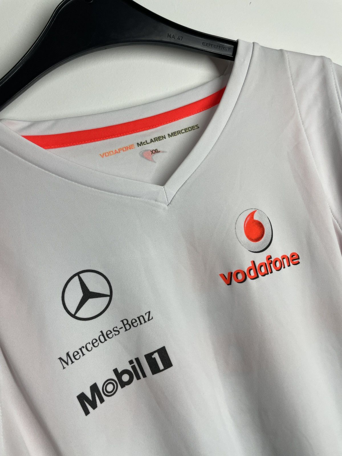 Mercedes-Benz Vintage Lewis Hamilton Mercedes Mclaren 2008 t shirt Size US XL / EU 56 / 4 - 5 Thumbnail