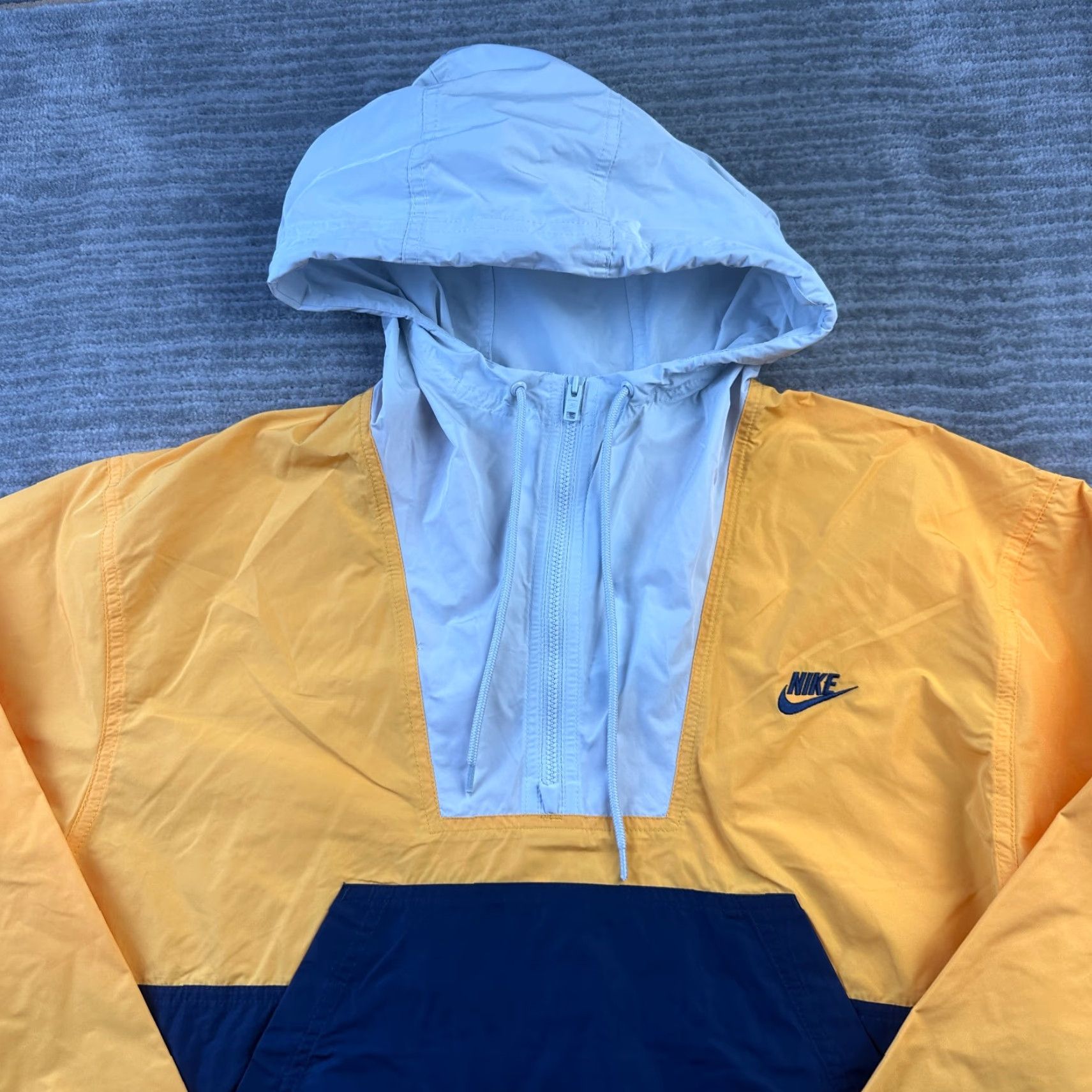 Nike Nike Jacket Mens M Windbreaker Colorblock Hooded Full Zip Pockets Multicolor Season Athleisure 90s? Size US M / EU 48-50 / 2 - 3 Thumbnail