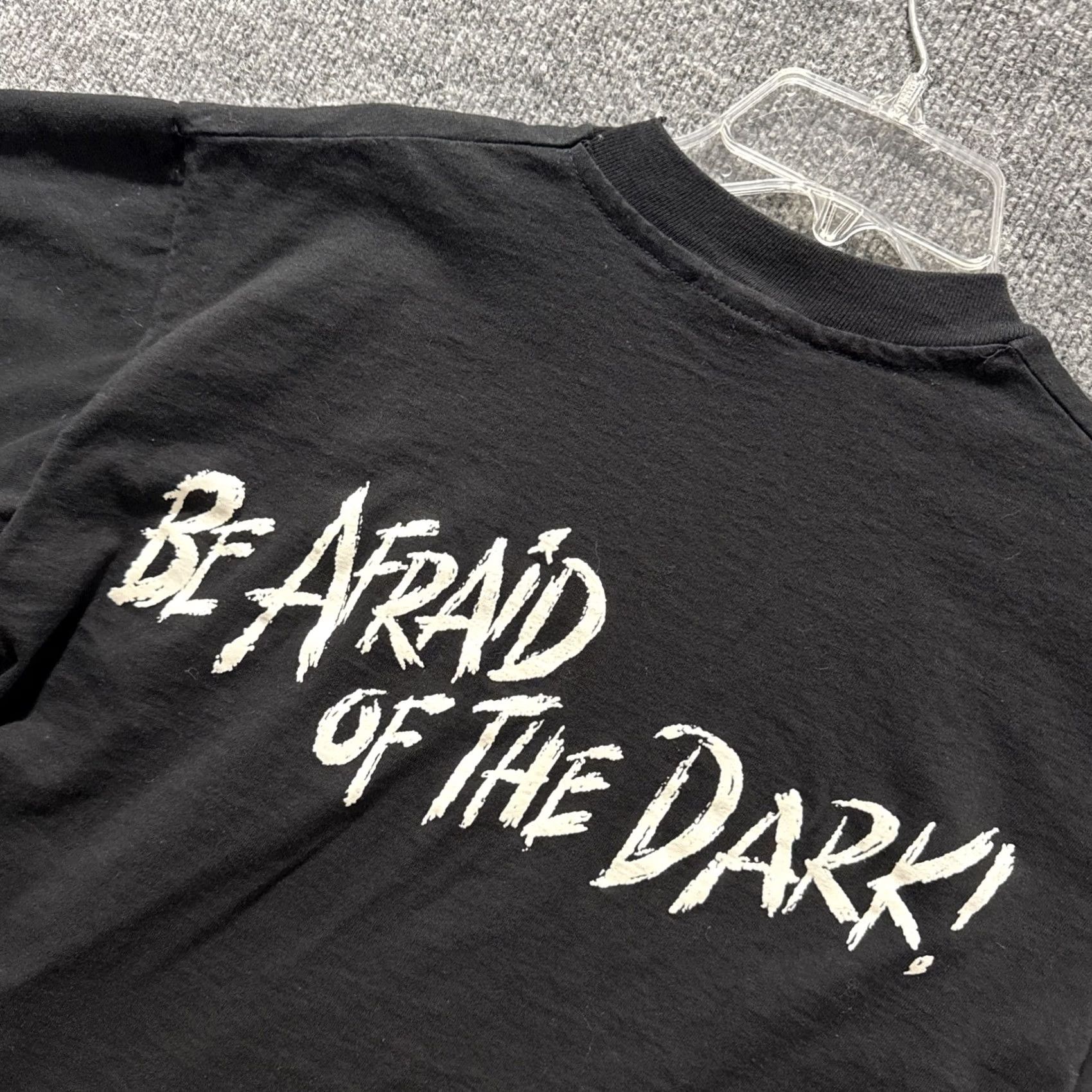 Anvil VINTAGE 90s Anvil T-Shirt Mad Jack The Darker Side Of Yukon Jack Be Afraid Of The Dark Black L Mens Size US L / EU 52-54 / 3 - 7 Thumbnail
