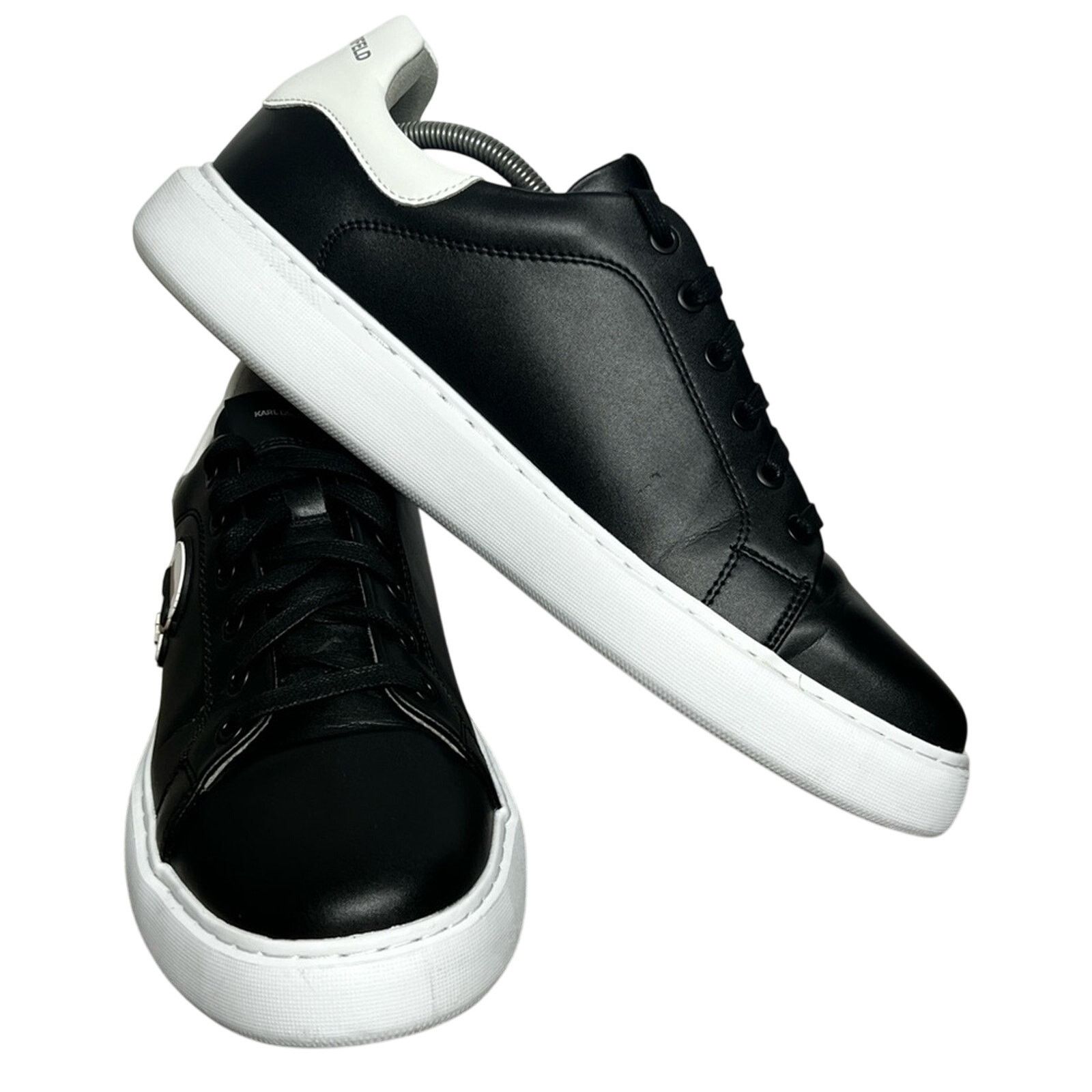 Karl Lagerfeld Karl Lagerfeld Kapri Lo Mono Mid Low Cut Mens Sneakers RARE Size US 11.5 / EU 44-45 - 3 Thumbnail