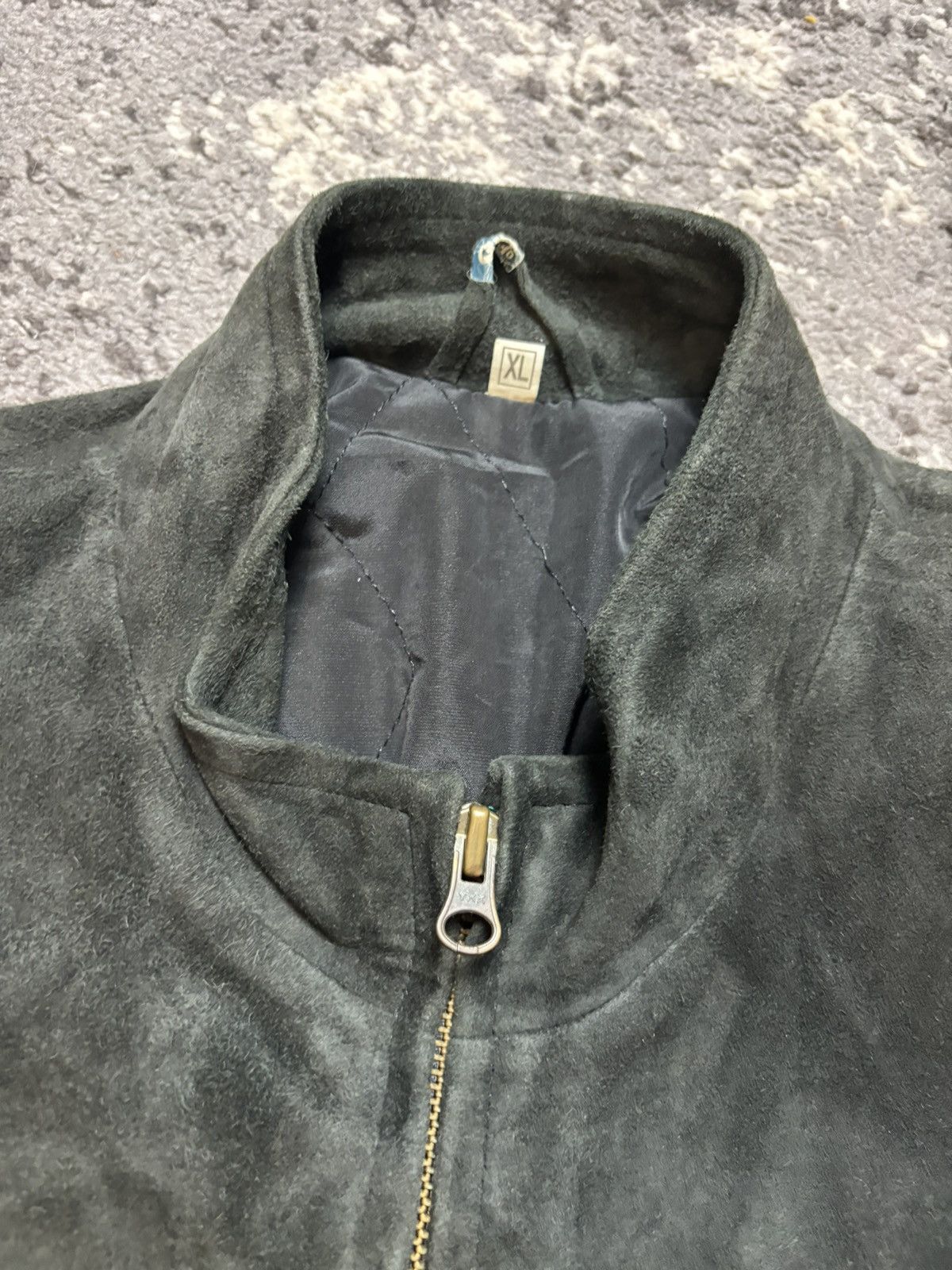 Japanese Brand × Vintage Vintage Zip-front suede y2k Moto Jacket Size XL / US 12-14 / IT 48-50 - 3 Thumbnail