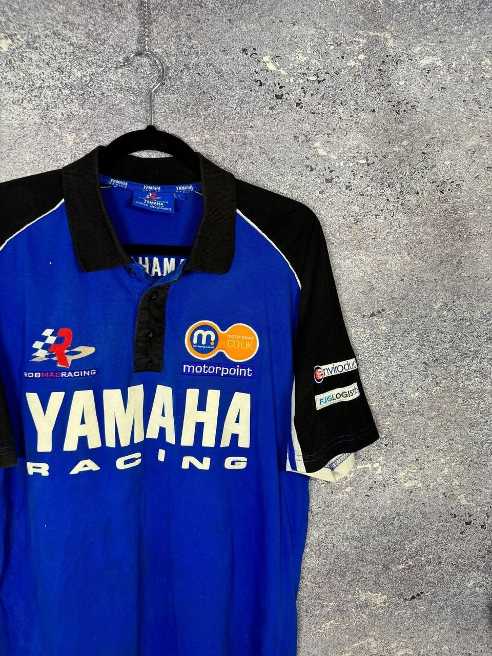 Vintage × Yamaha Vintage Yamaha Rob Mac Racing Superbike Moto Polo Shirt Size US L / EU 52-54 / 3 - 2 Thumbnail
