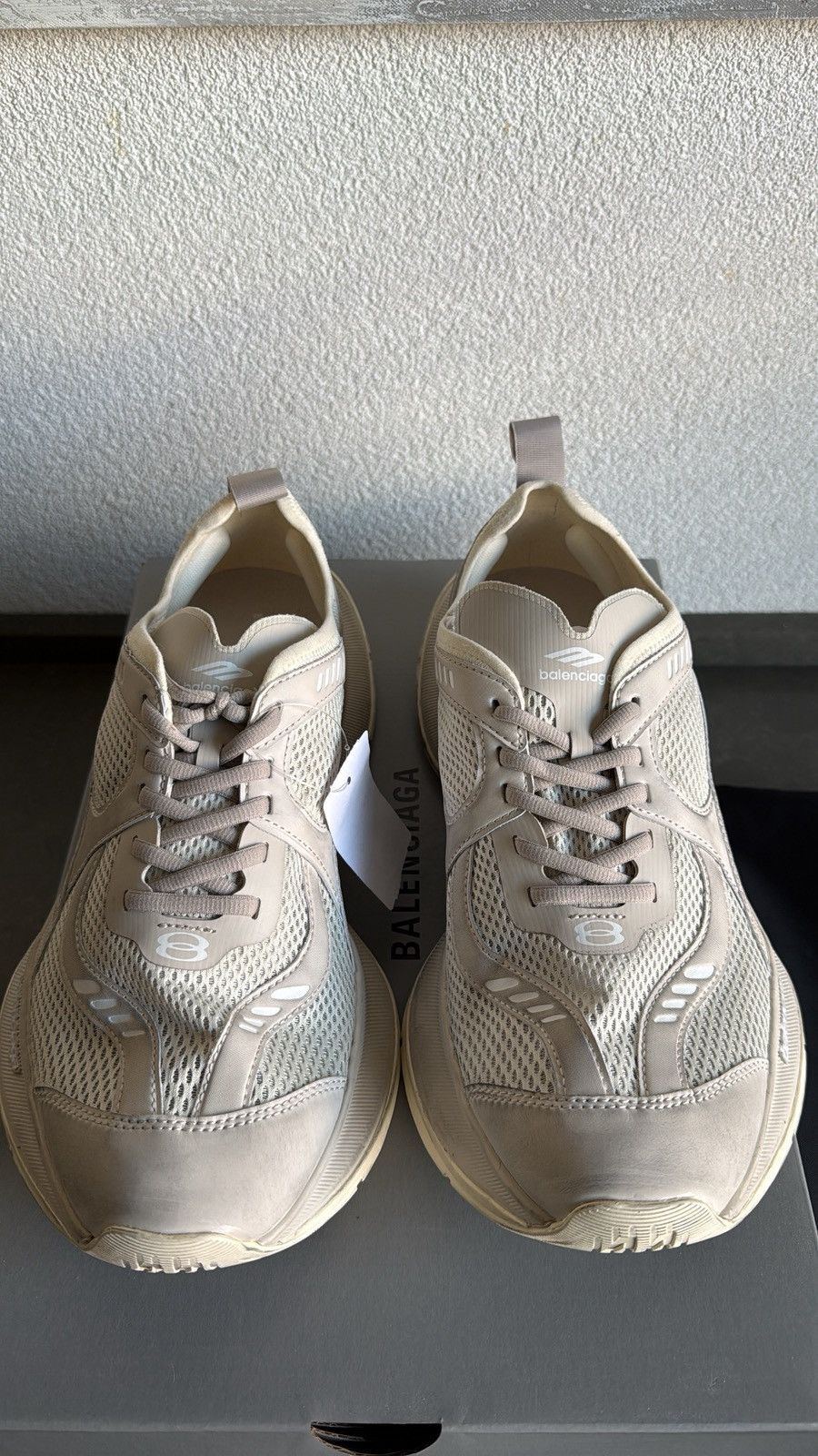 Balenciaga Balenciaga Circuit Beige Size US 11 / EU 44 - 4 Thumbnail