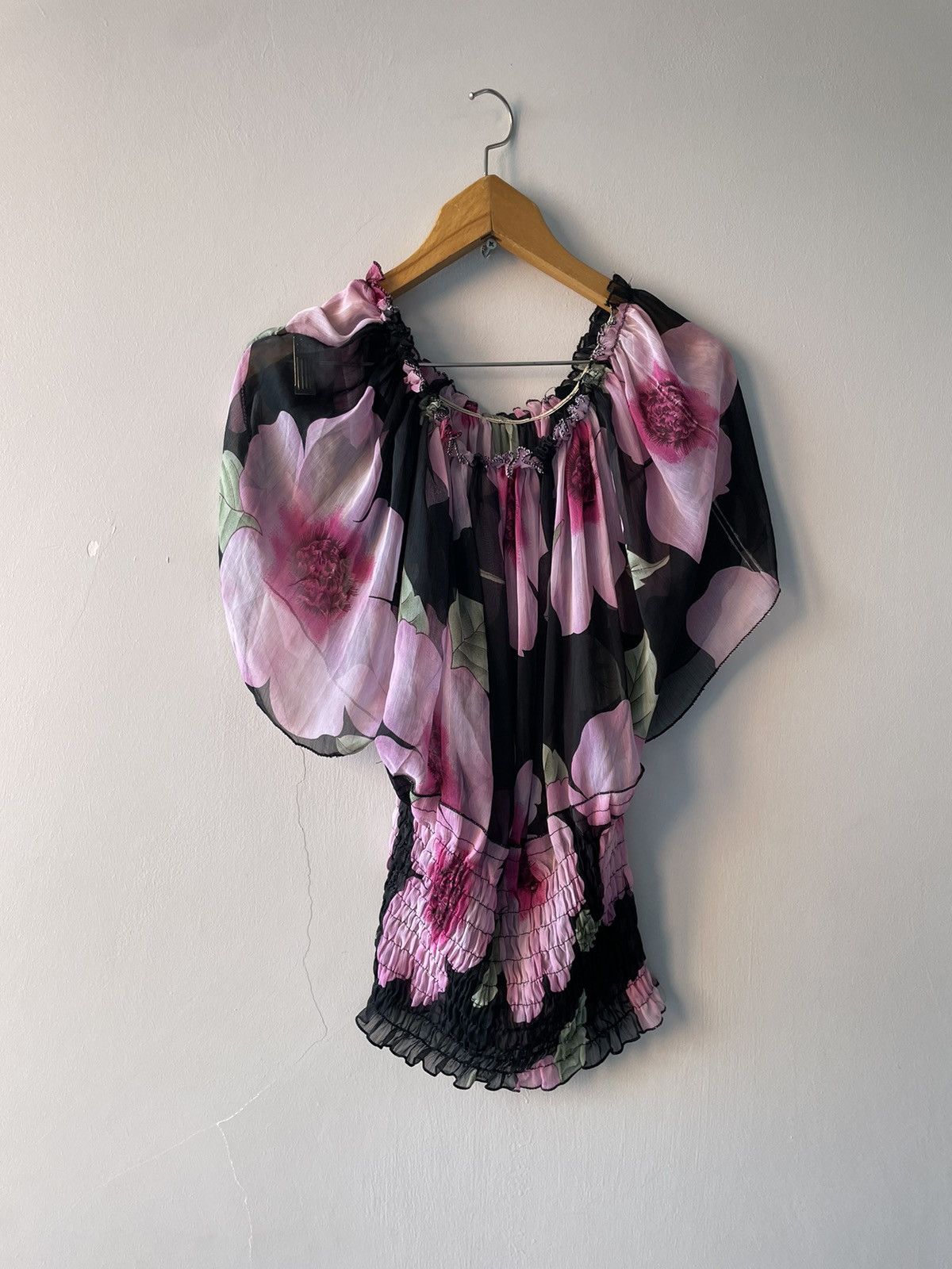 Vintage y2k blouse Size ONE SIZE - 2 Thumbnail