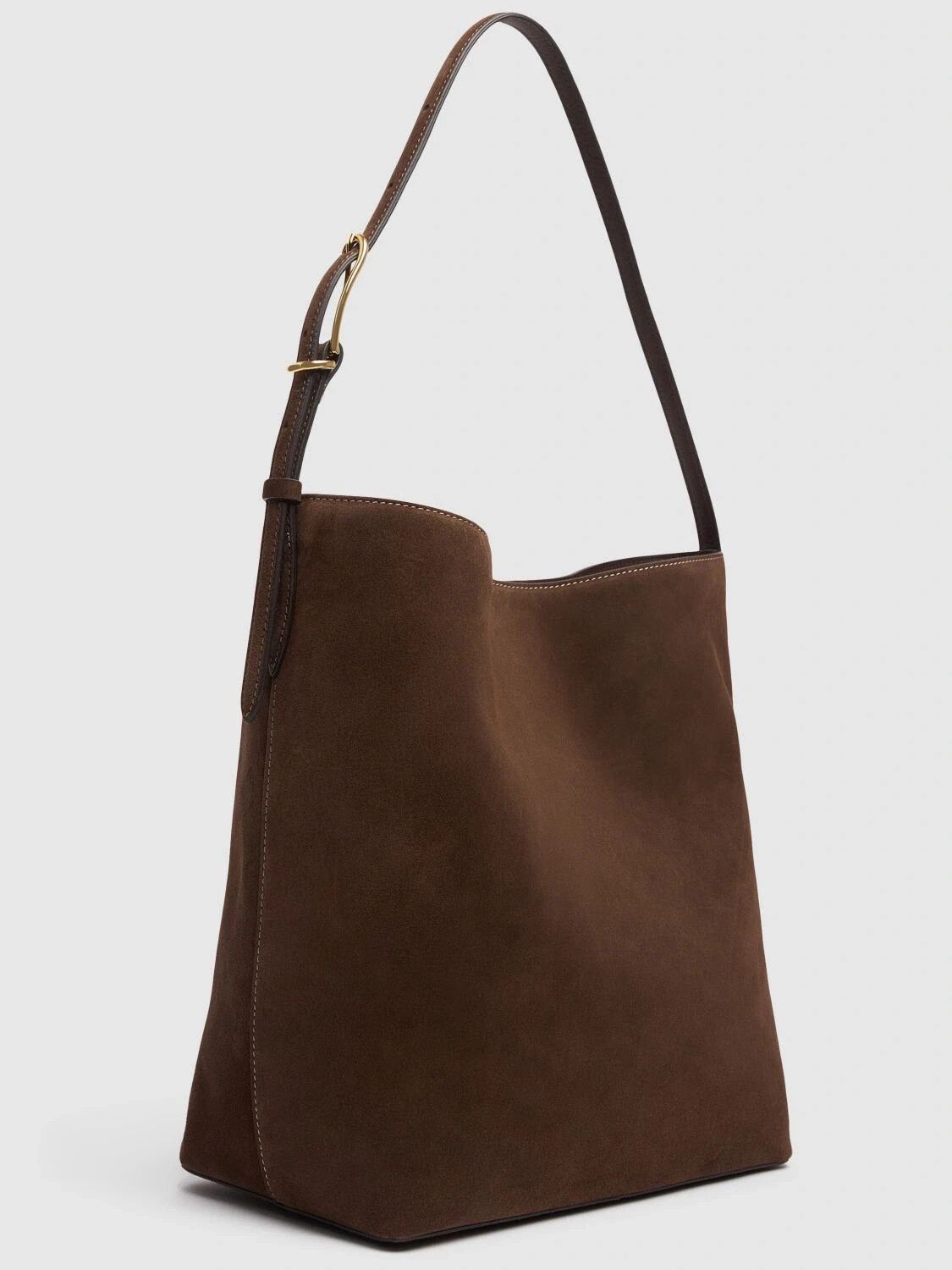 Liffner LIFFNER Slouch Dark Brown Suede Tote Bag New & Authentic Size ONE SIZE - 2 Thumbnail