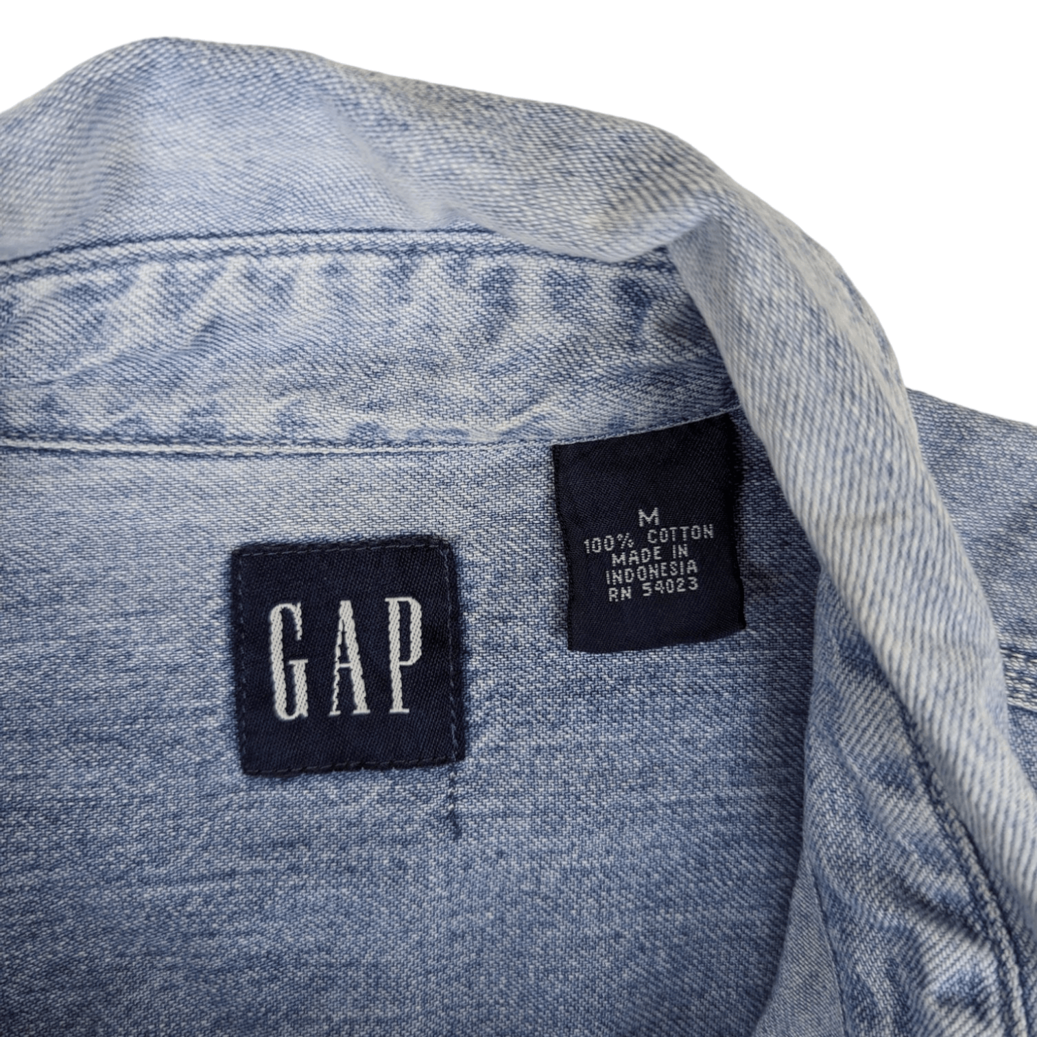 Gap GAP Denim Button Up Shirt Denim Style Jacket Size US M / EU 48-50 / 2 - 9 Thumbnail