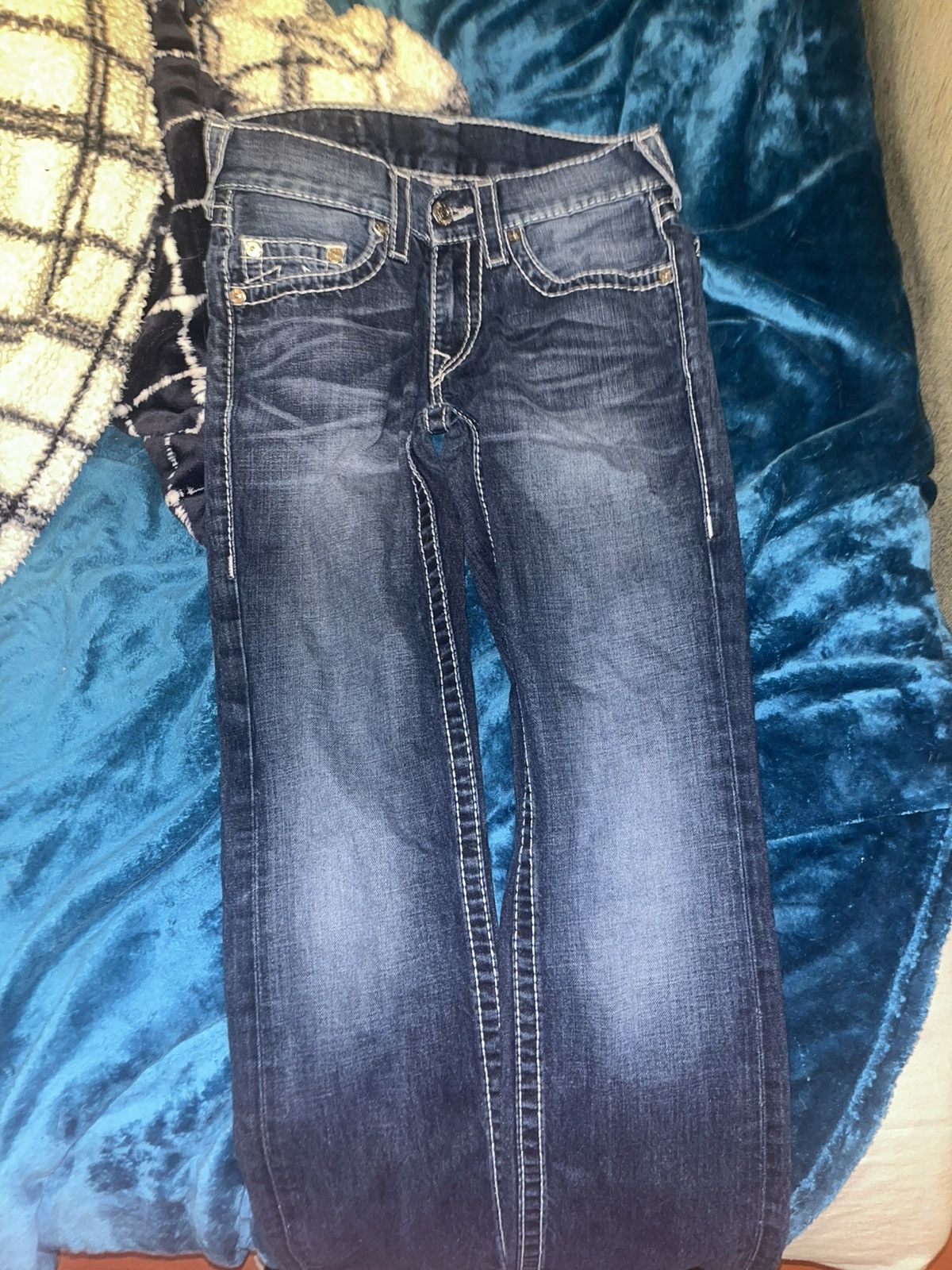 True Religion True Religion Brand Jeans – Straight Fit Dark Wash Size US 29 - 3 Thumbnail