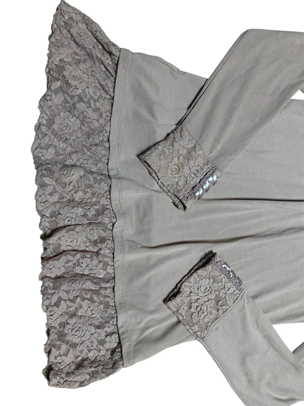 Designer Turtleneck Blouse Nude Size S / US 4 / IT 40 - 3 Thumbnail