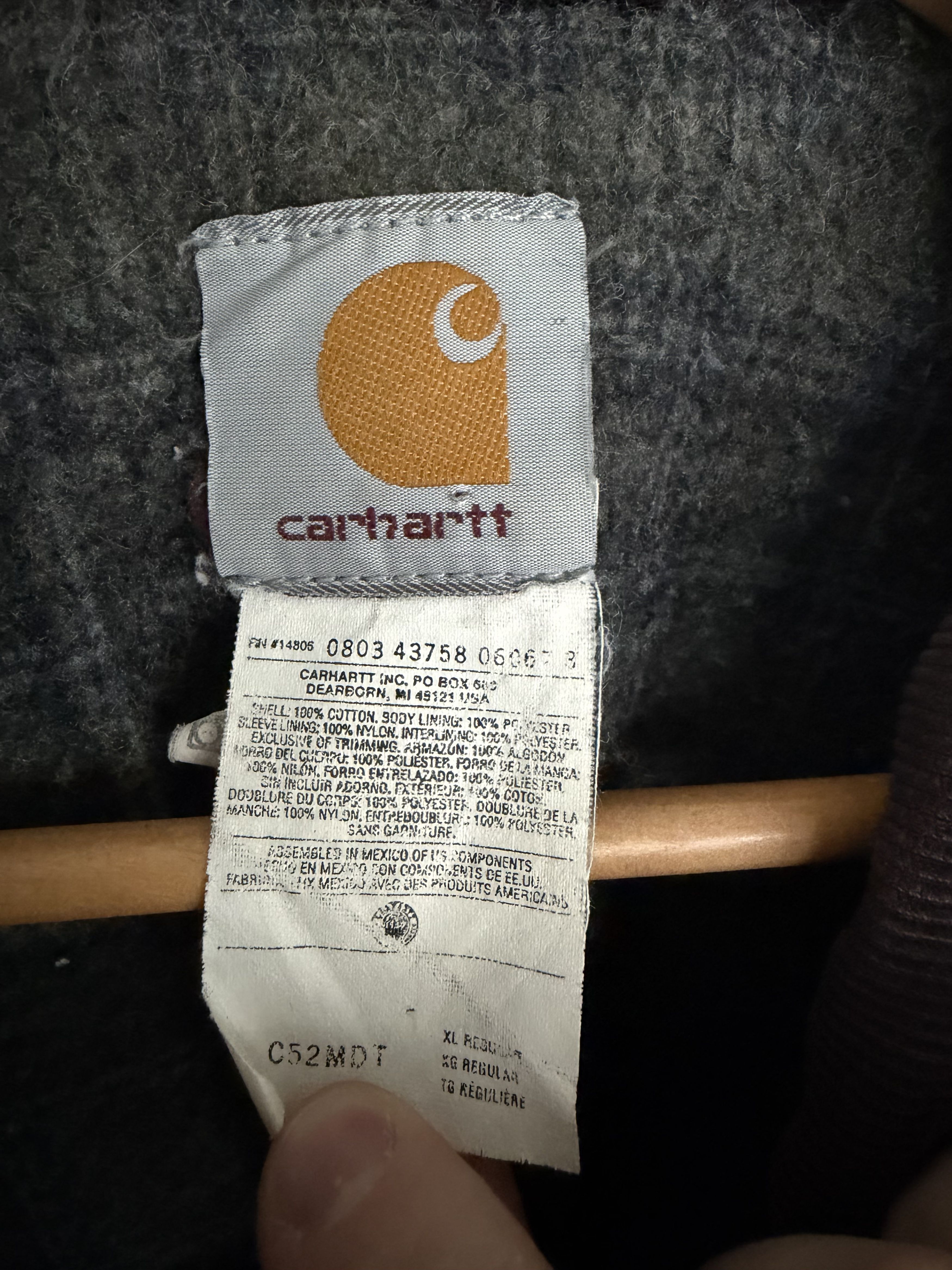 Carhartt Carhartt C52 MDT Duck Canvas Blanket Lined Jacket Size US XL / EU 56 / 4 - 3 Thumbnail